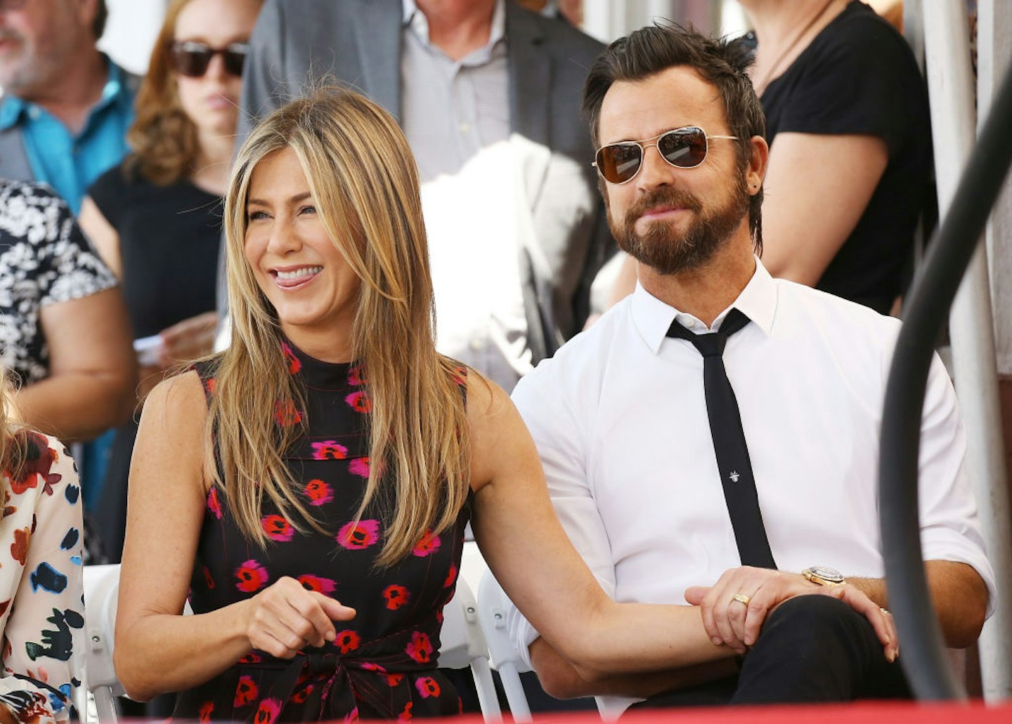 Jennifer Aniston and Justin Theroux in 2017