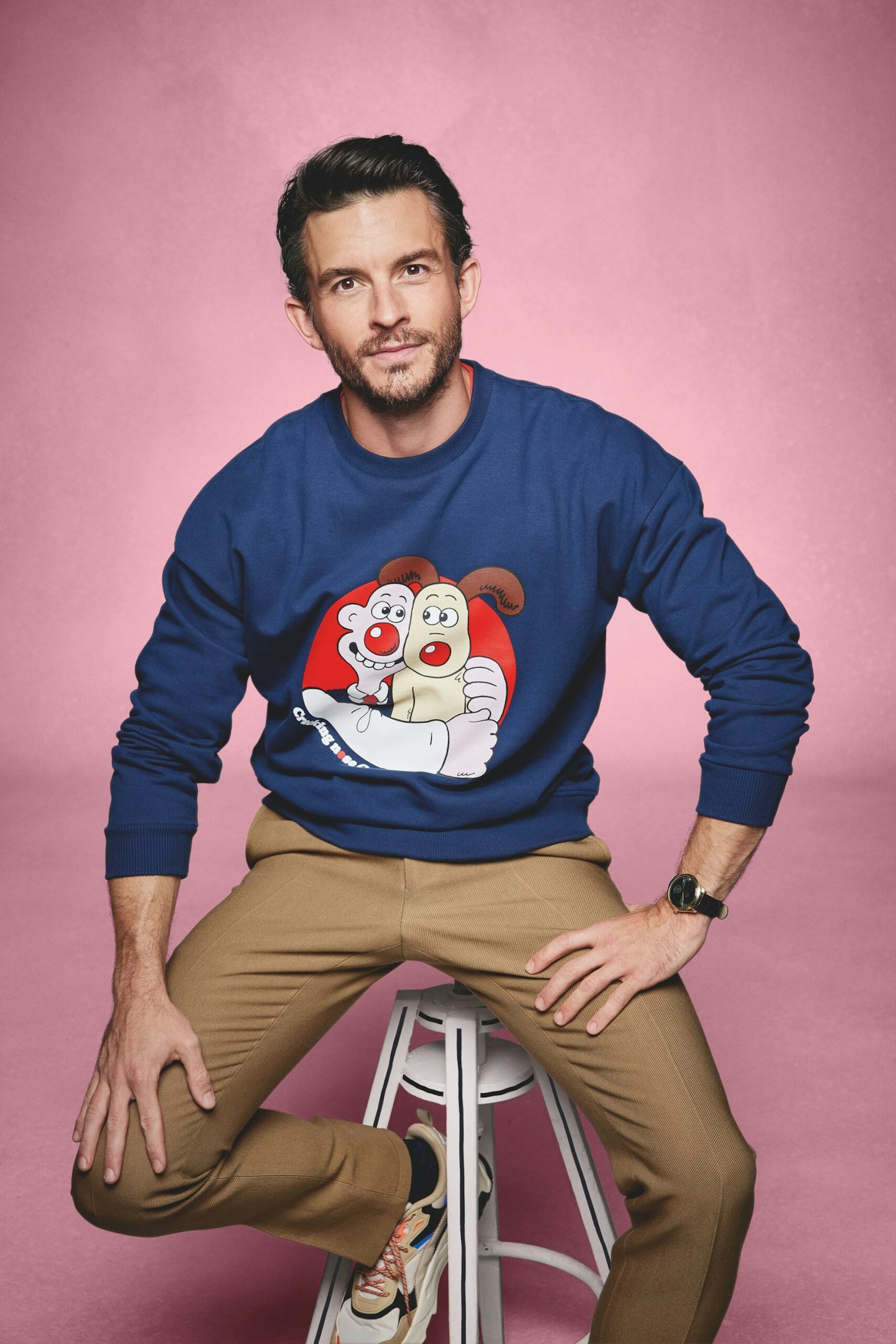 Jonathan Bailey Red Nose Day 2024