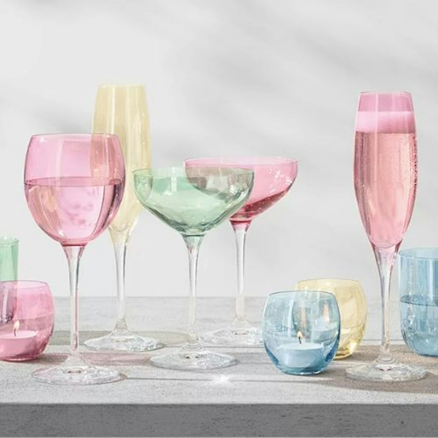 LSA International Polka Wine Glass, Set of 4