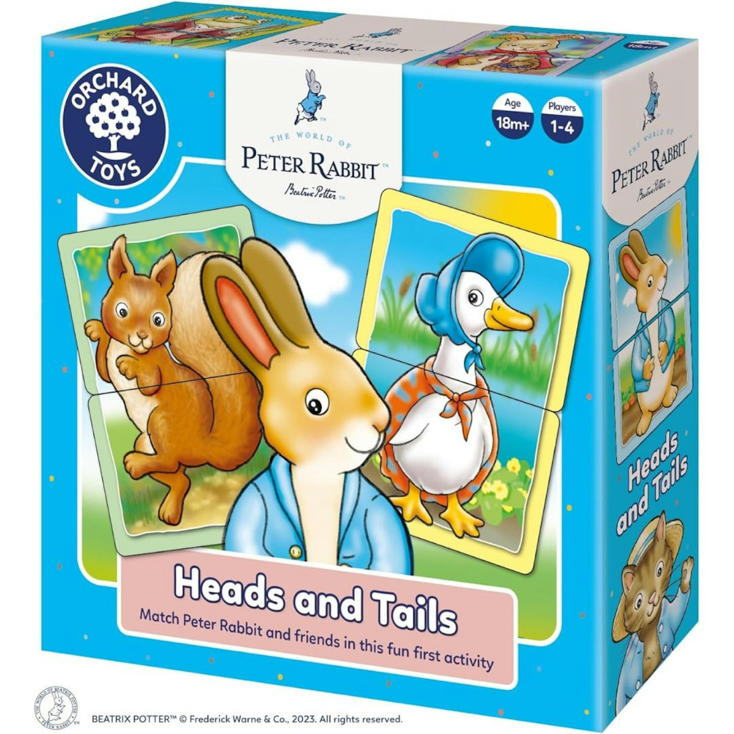 The Best Toys For One-Year-Olds: Peter Rabbit™ Heads and Tails Game By Orchard Toys