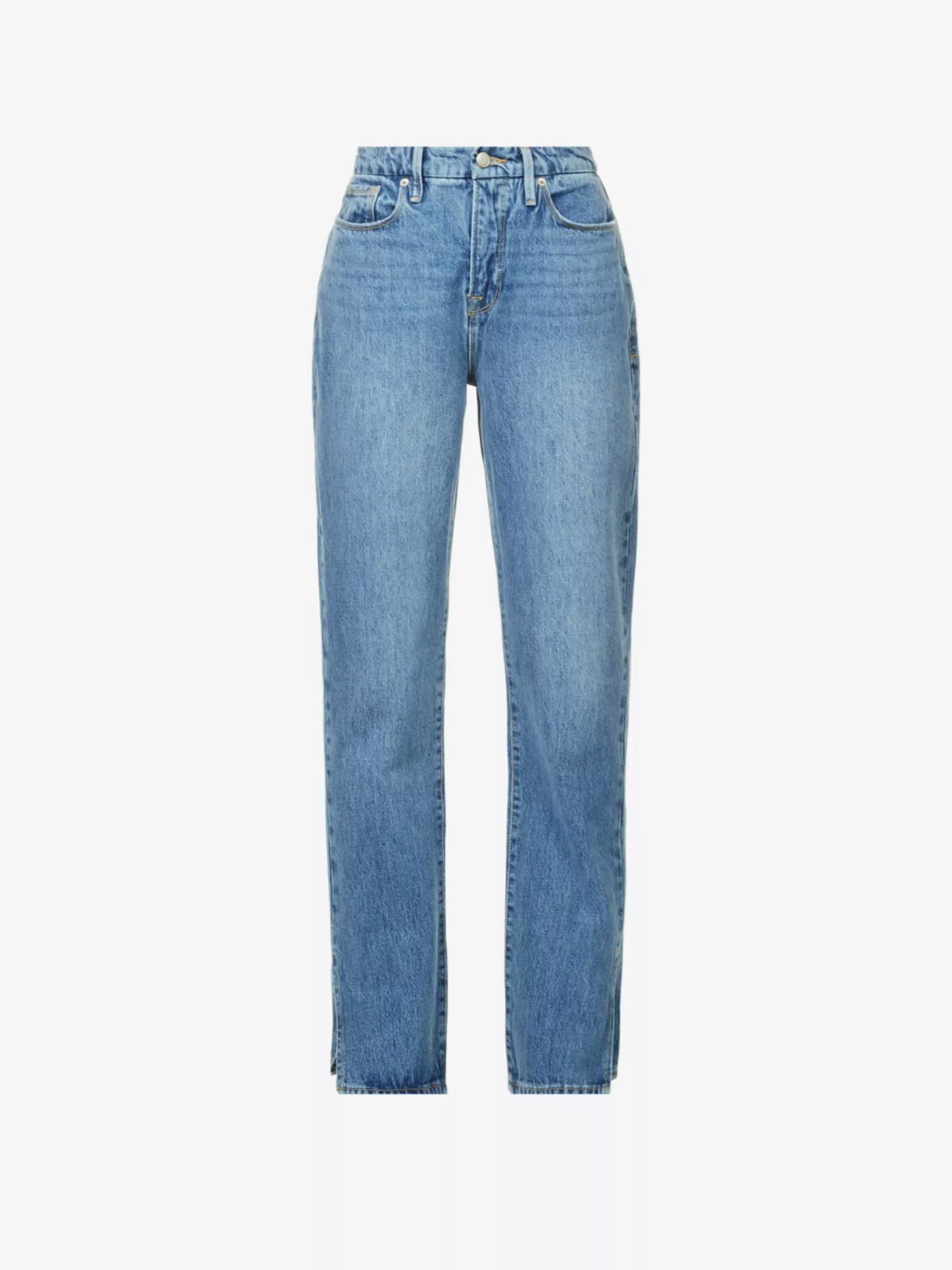 Good American, Good Boy Tapered High-rise Jeans