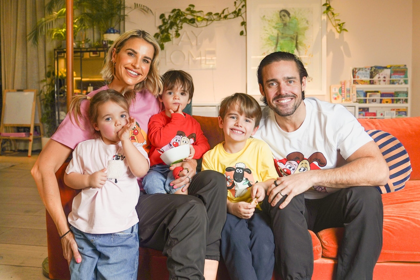 Spencer Matthews and Vogue Williams Red Nose Day 2024