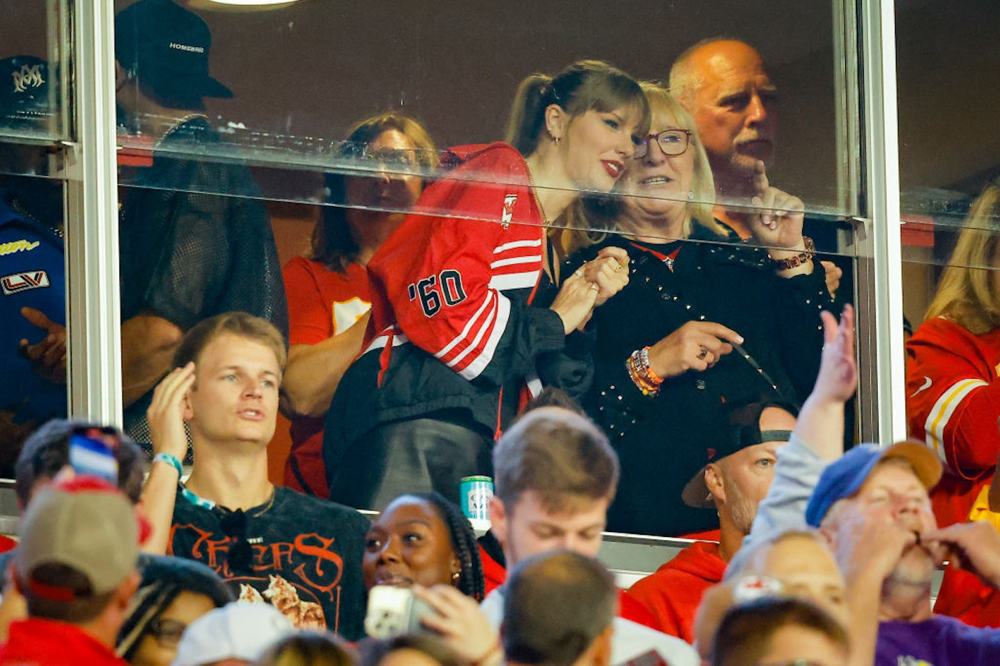 Taylor Swift and Donna Kelce