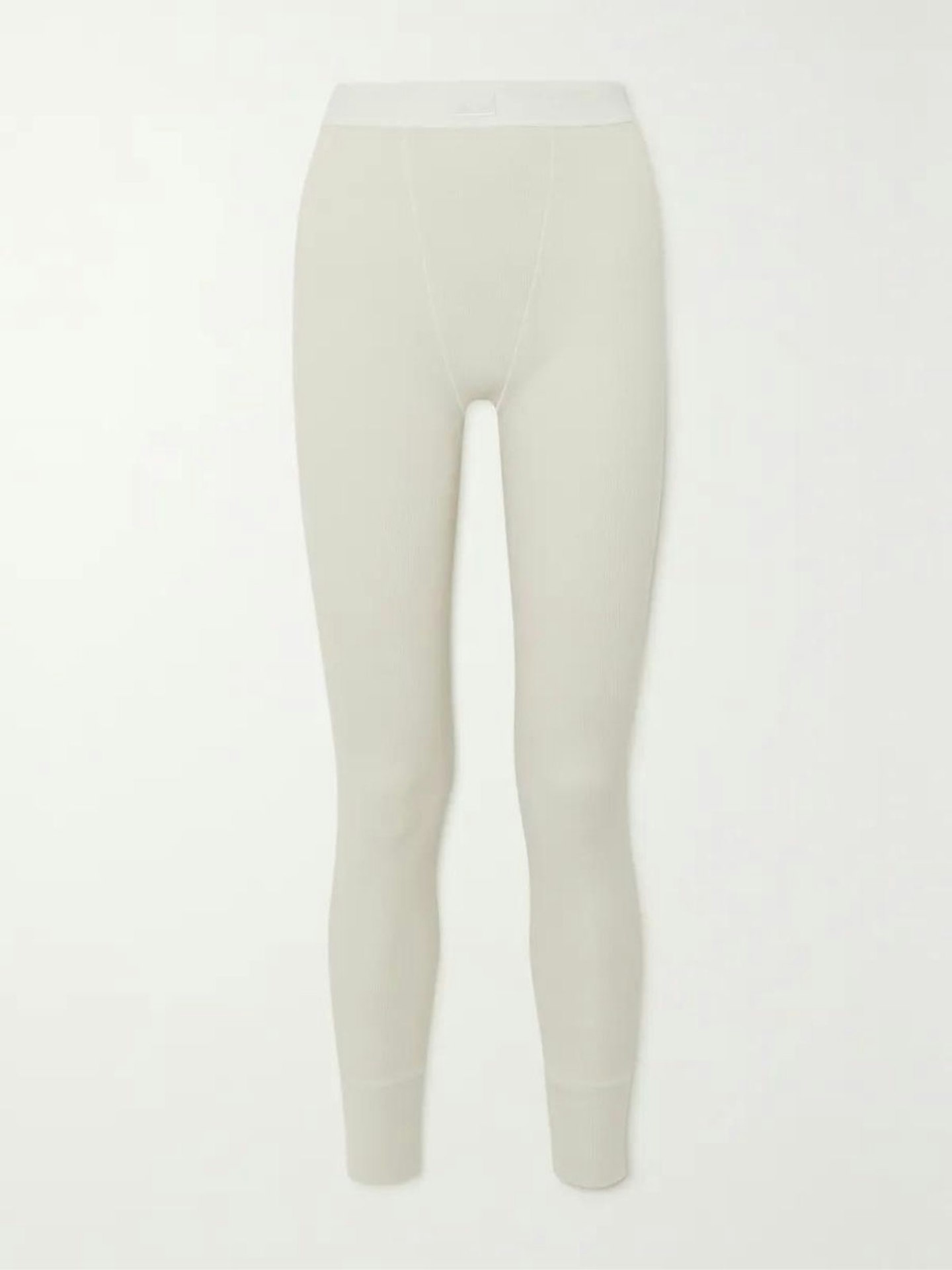 Skims, Thermal Ribbed Cotton-Blend Leggings