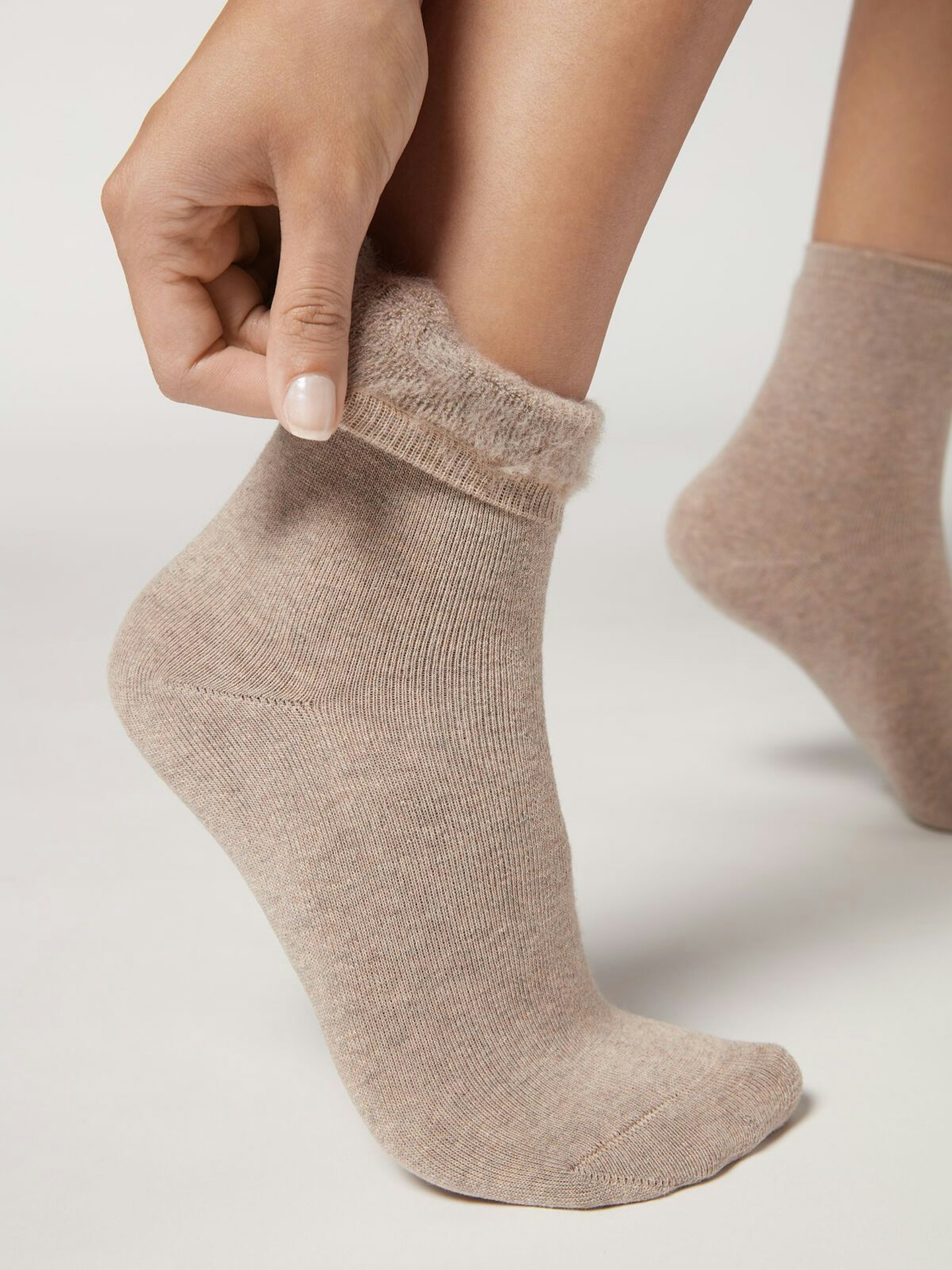 Short Cotton Thermal Socks
