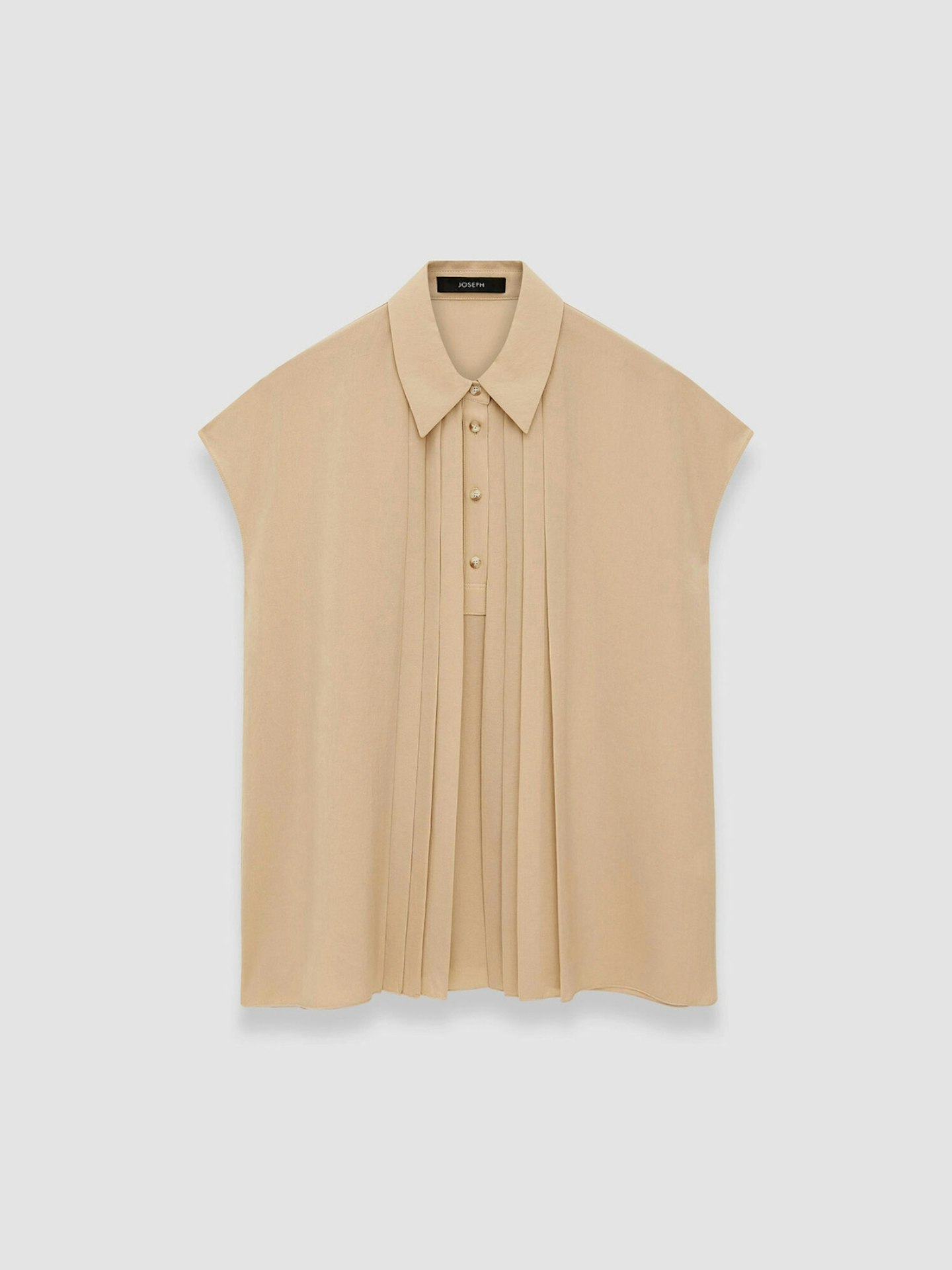 Joseph, Airy Plissé Antin Blouse