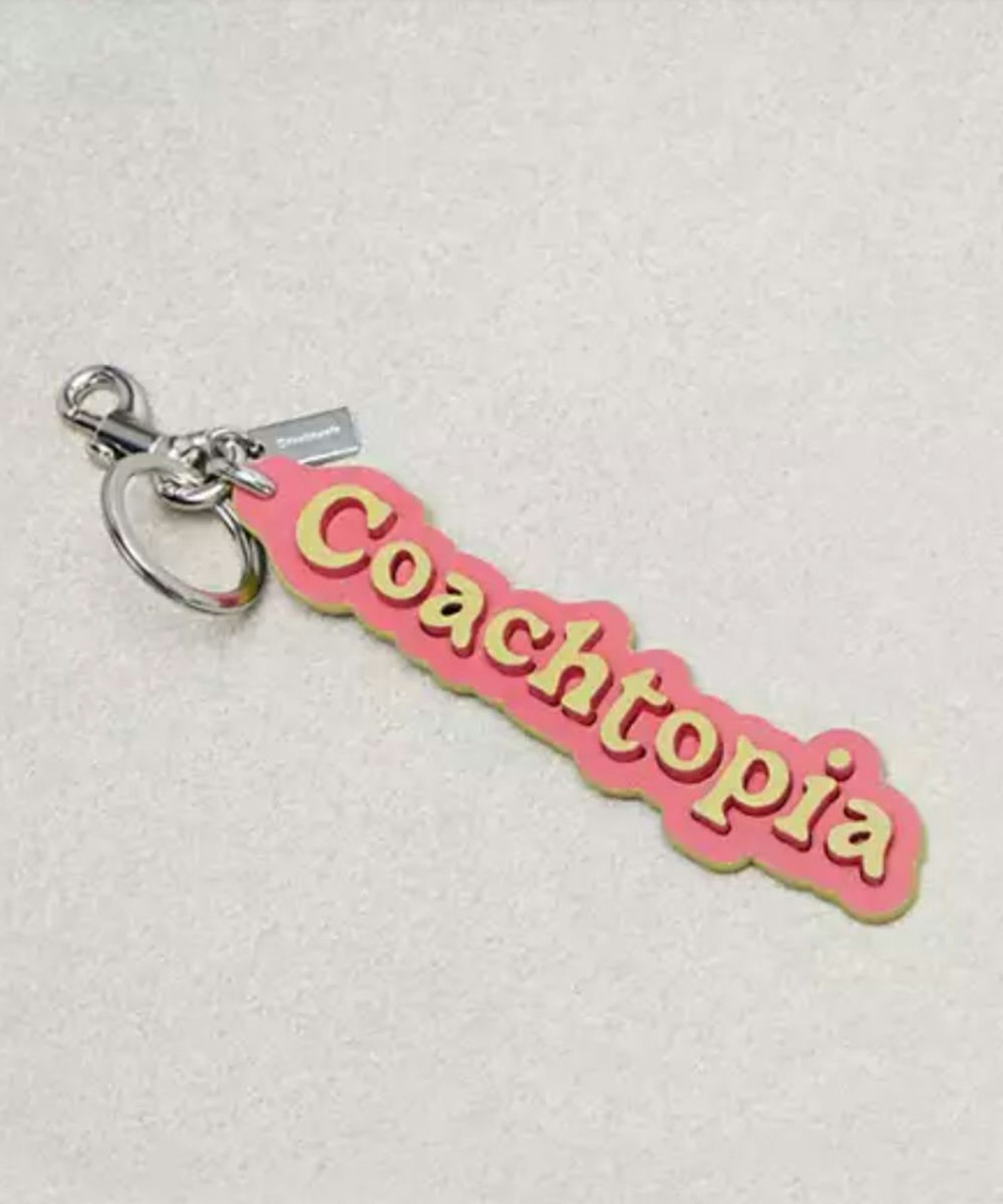 Coachtopia Bag Charm In Coachtopia Leather