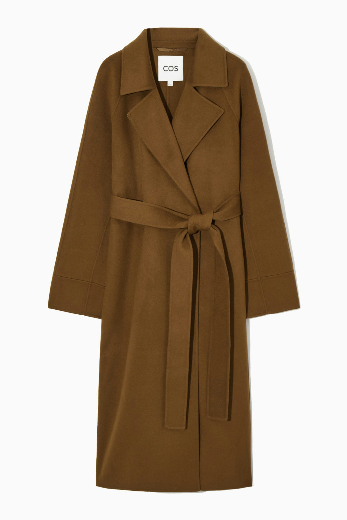 COS, Belted Double-Faced Wool Coat