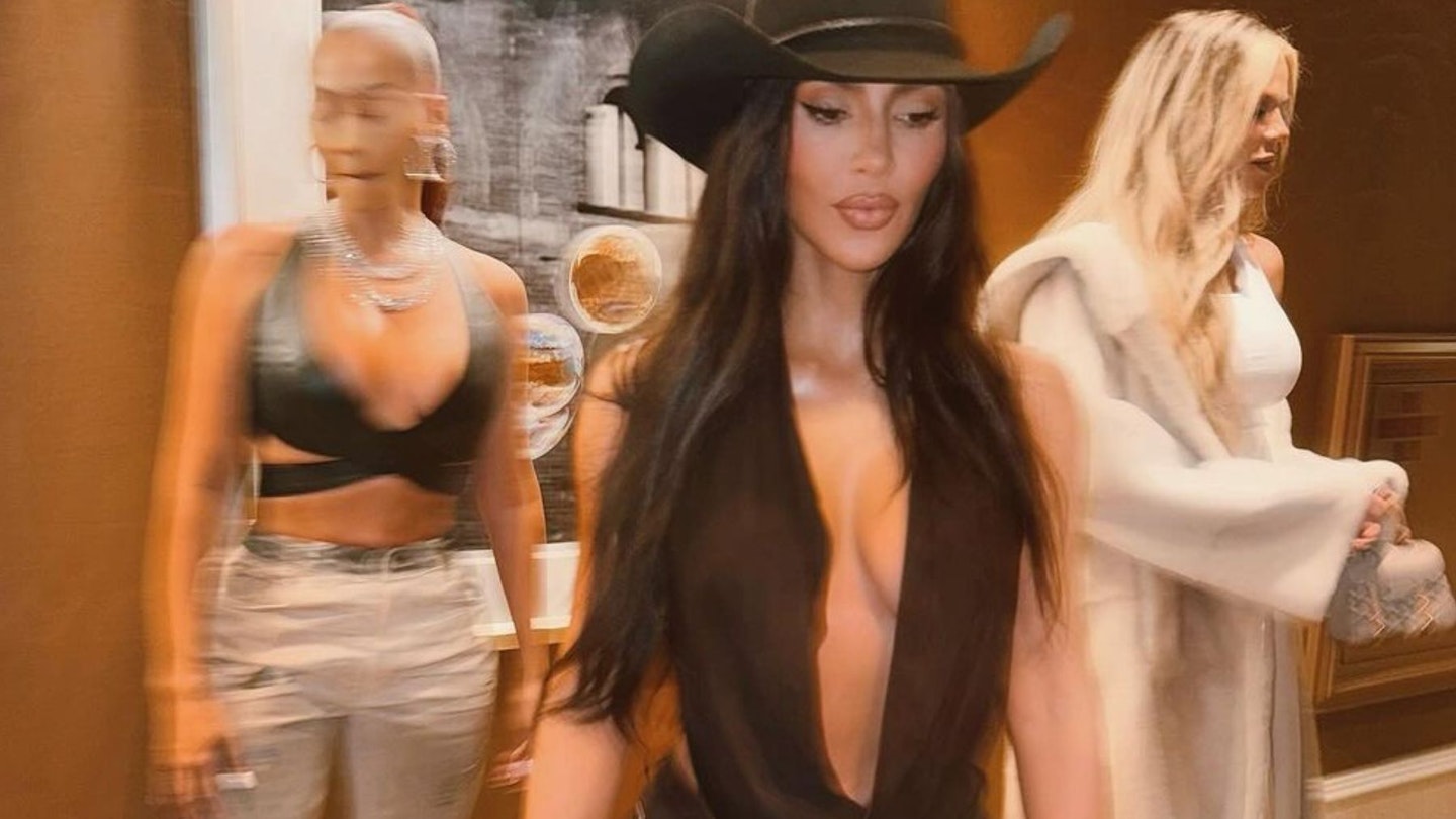 Kim Kardashian cowgirl outfit