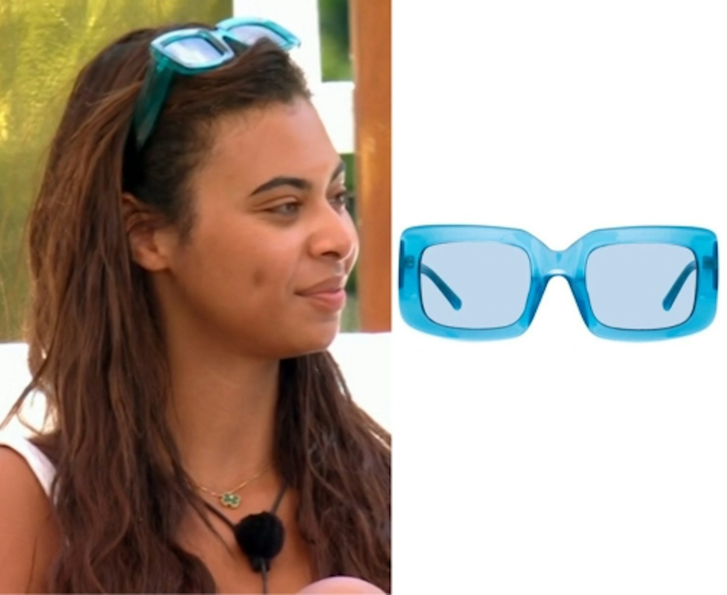 Sophie Piper's Aqua Sunglasses