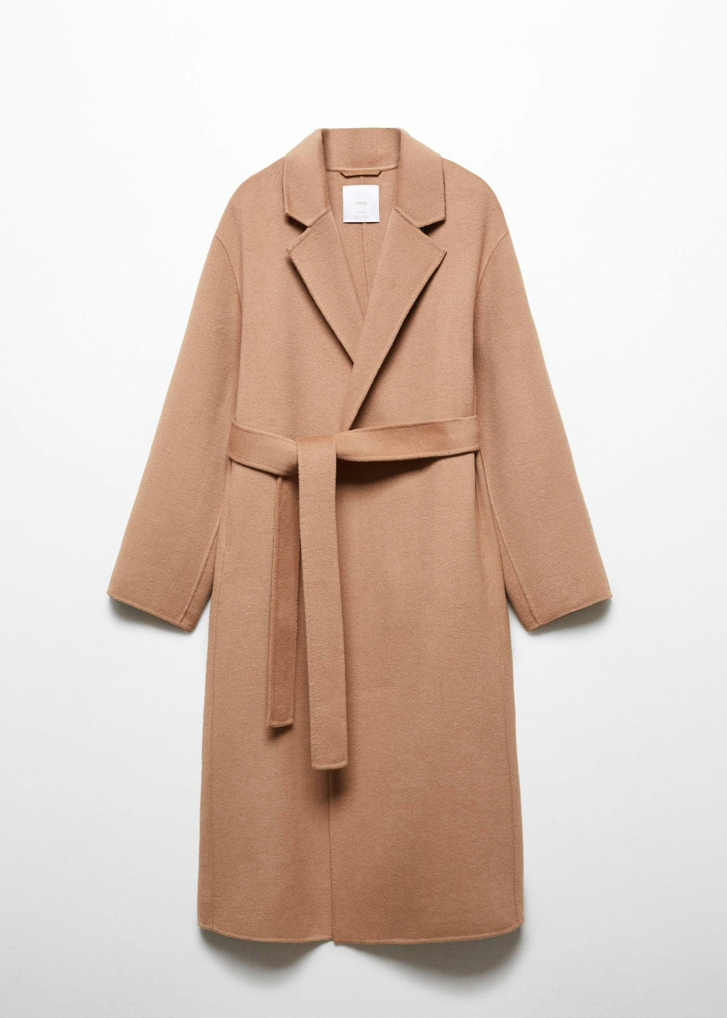 Long camel coat clearance zara