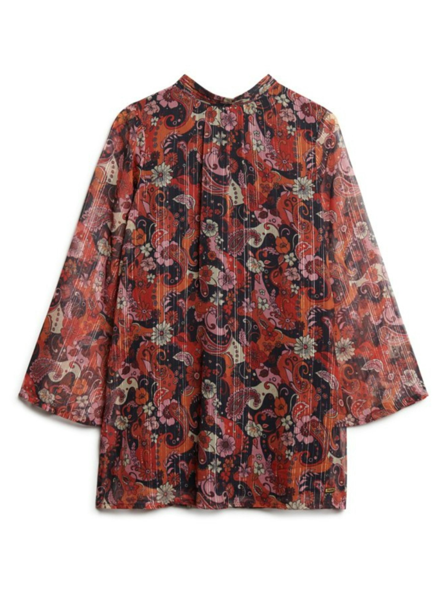 Superdry, Print Flare Sleeve Mini Dress