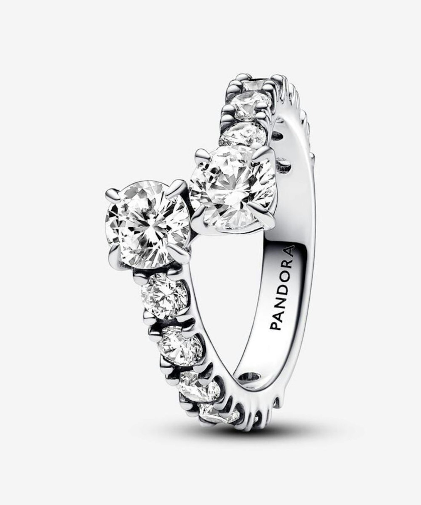 Pandora, Sparkling Overlapping Band Ring