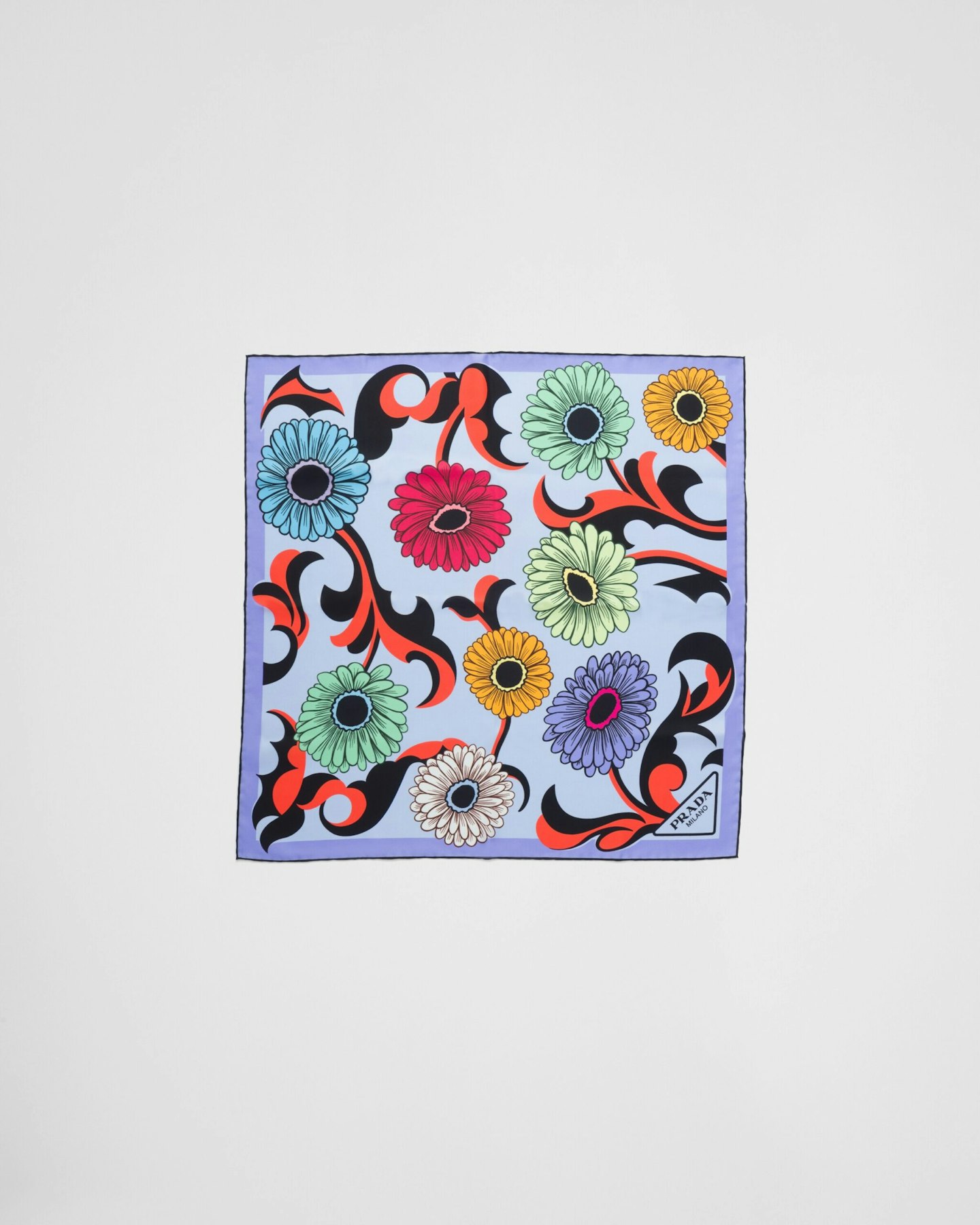 Prada, Printed Silk Twill Scarf