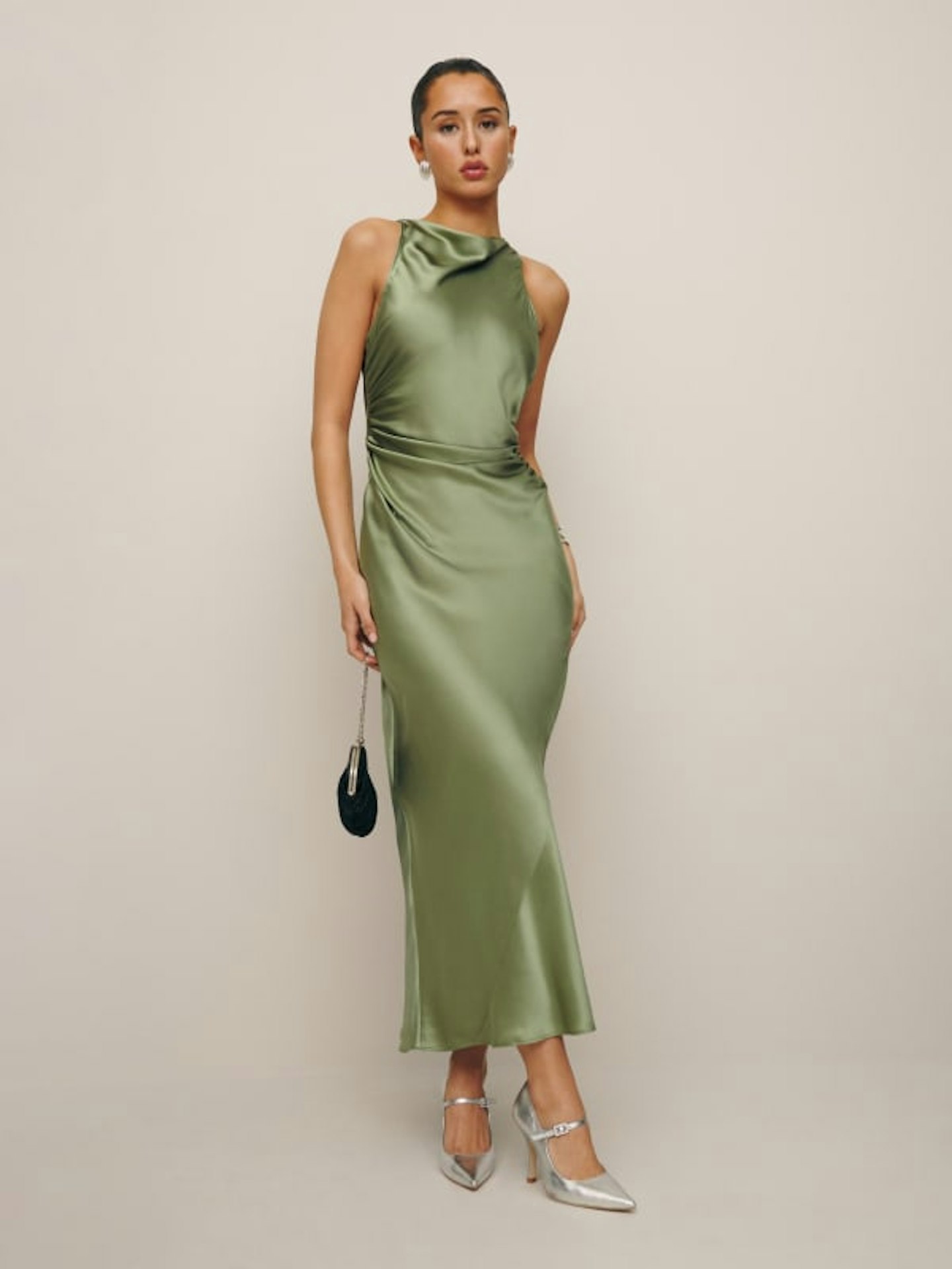 Reformation, Casette Silk Dress