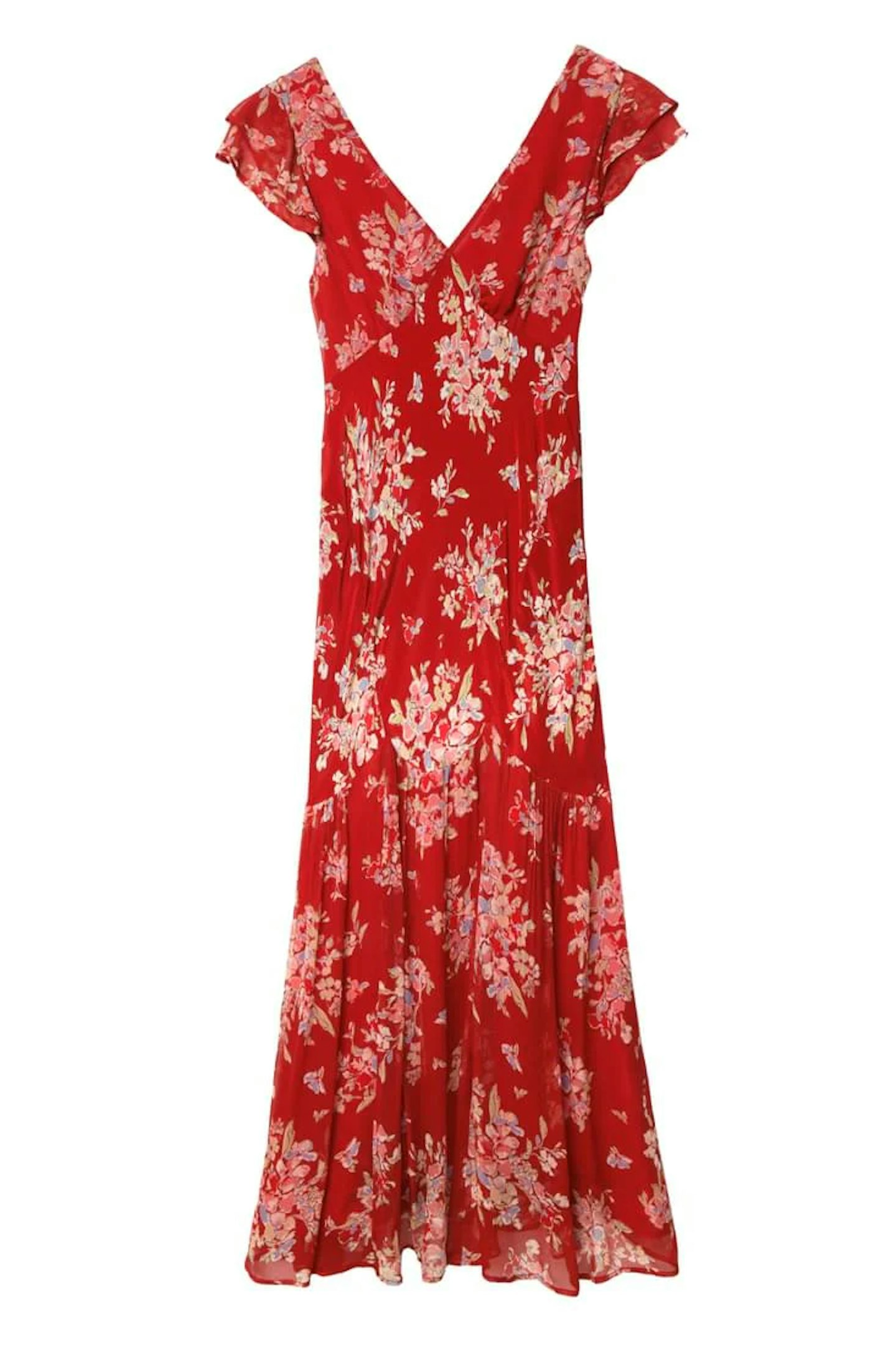 rixo red print dress 