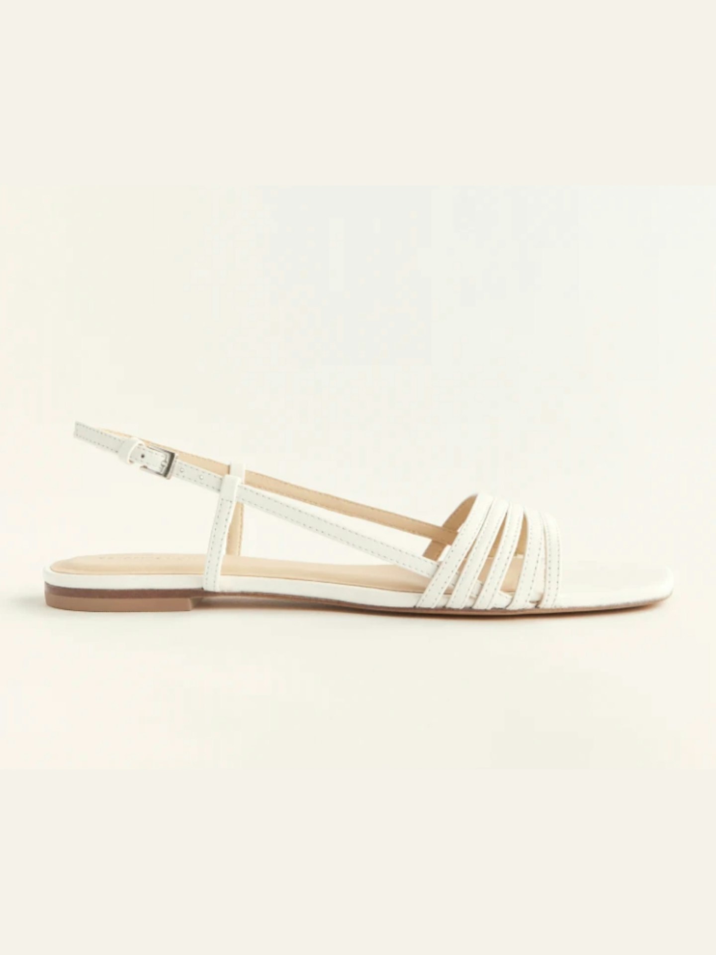 Reformation Millie Lattice Flat Sandal