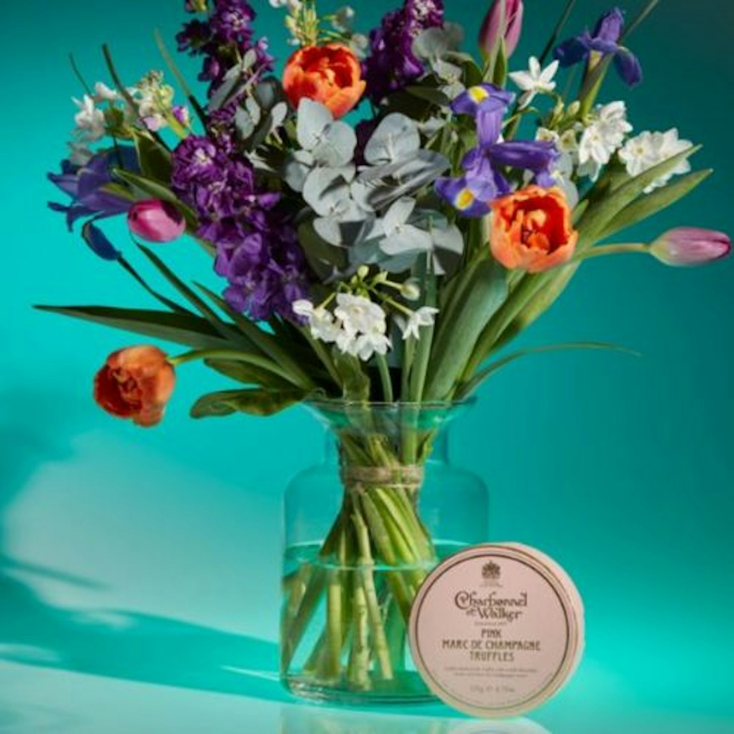 Waitrose Mother’s Day Stocks & Narcissi Bouquet with Charbonnel et Walker Chocolate Truffles