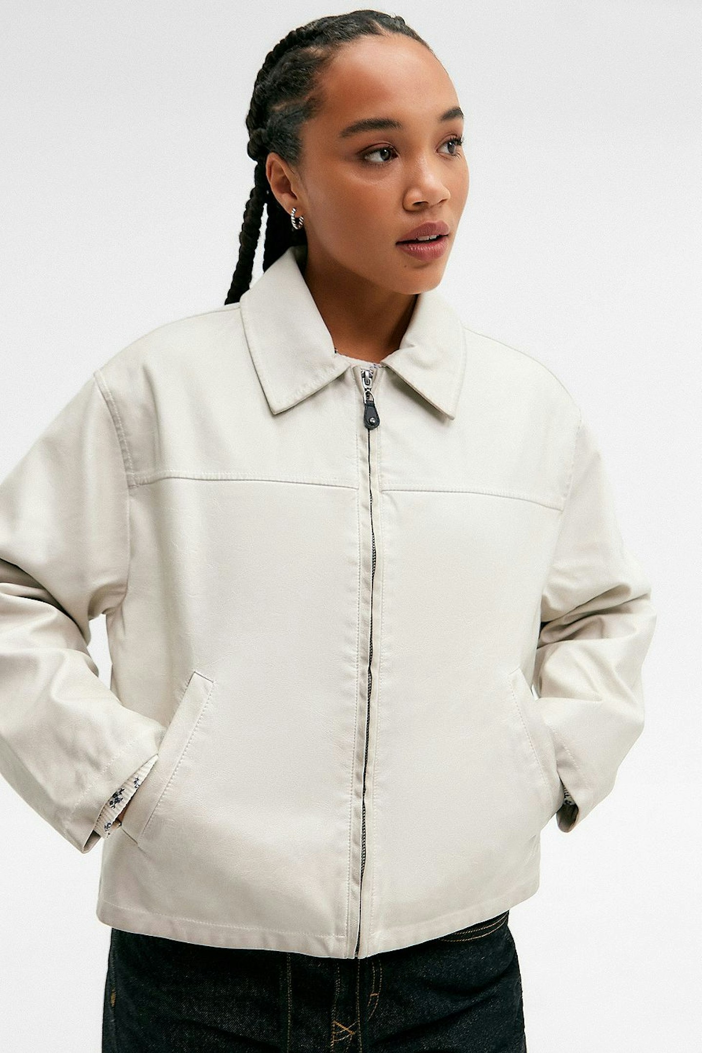 BDG Boxy Dex Faux Leather Jacket