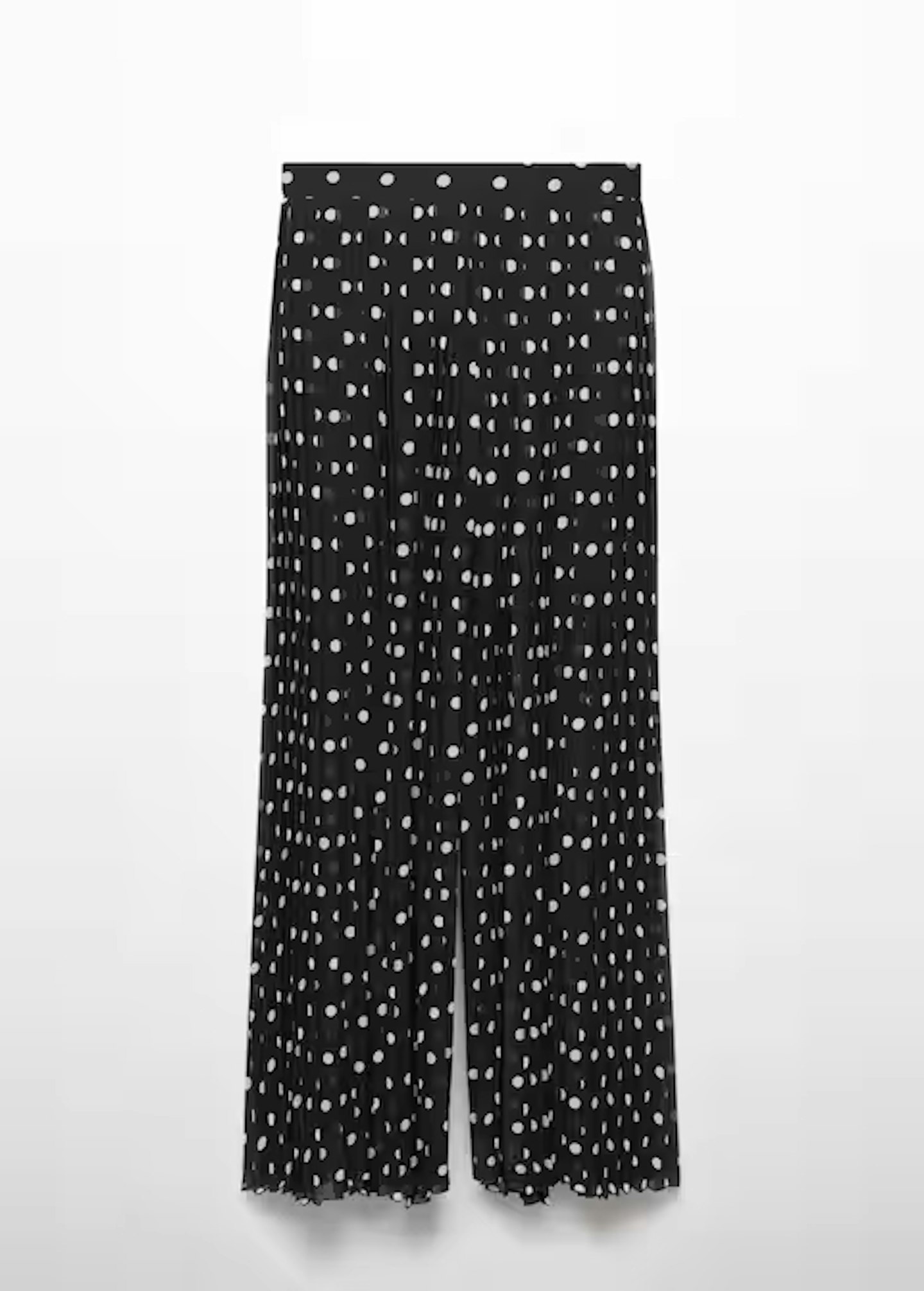 mango polka dot trousers