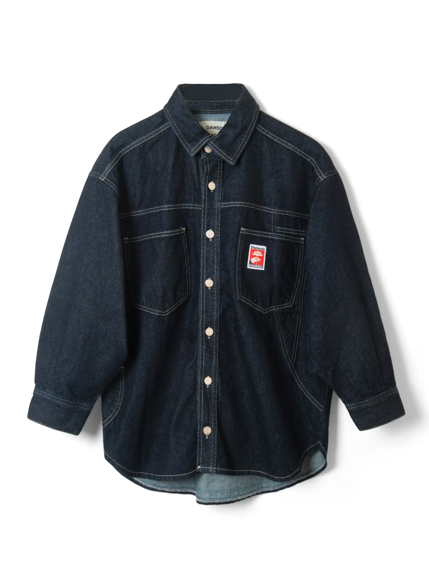 damson madder denim shirt 