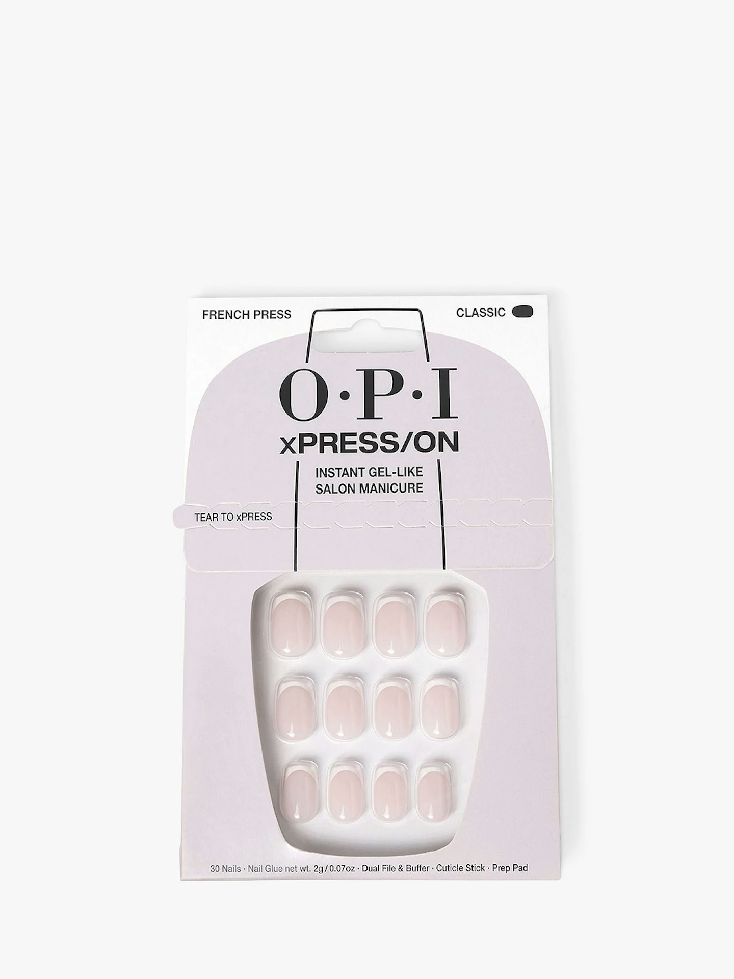 OPI xPRESS/ON Artificial Nails, French Press