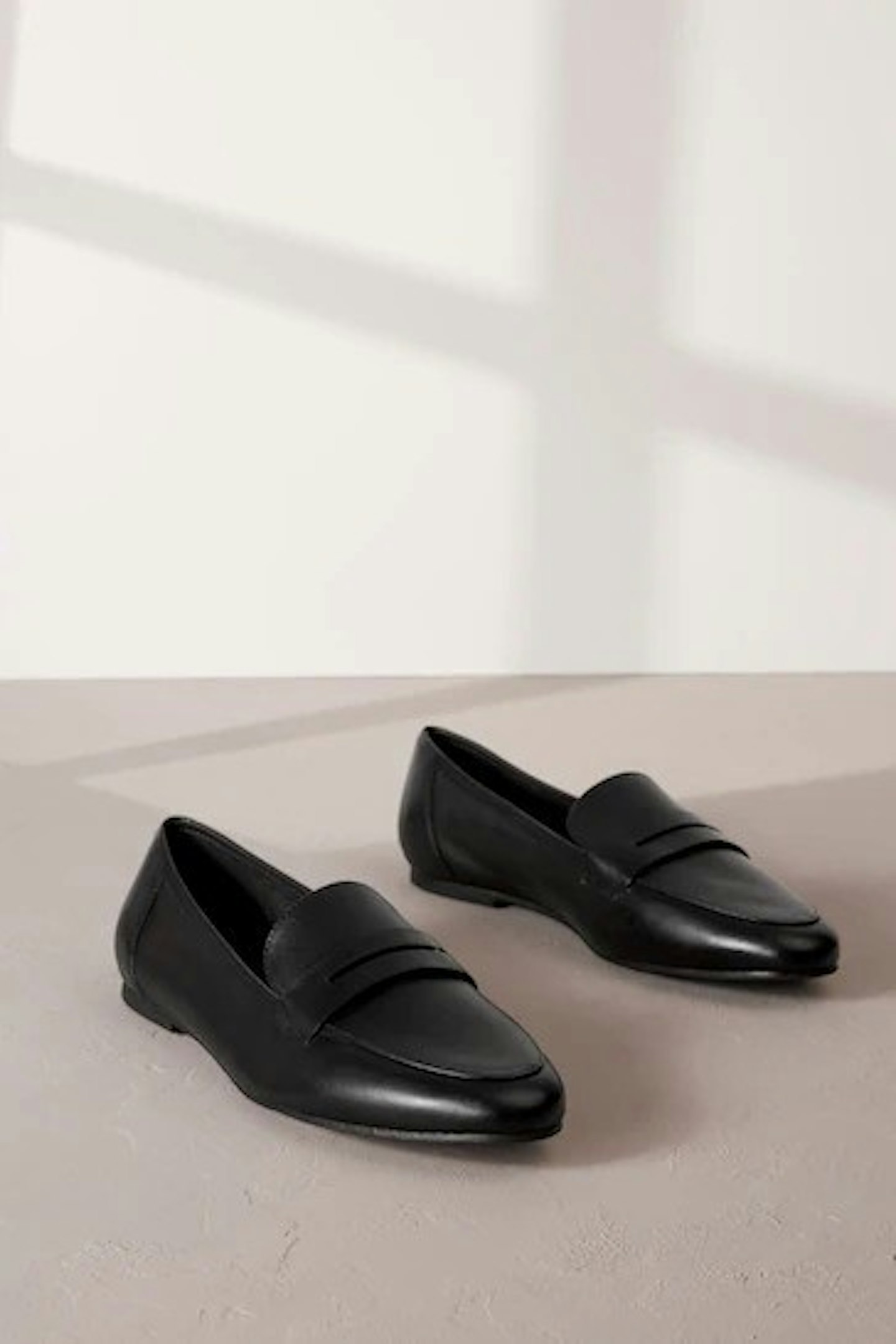 Next, Signature Leather Slim Sole Loafers