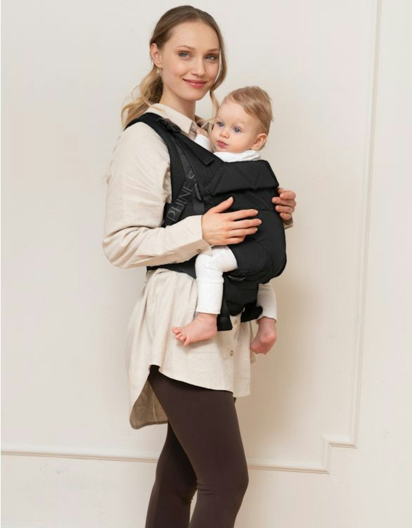 Seraphine The CARIPOD™ Baby Carrier - Black Cotton Canvas