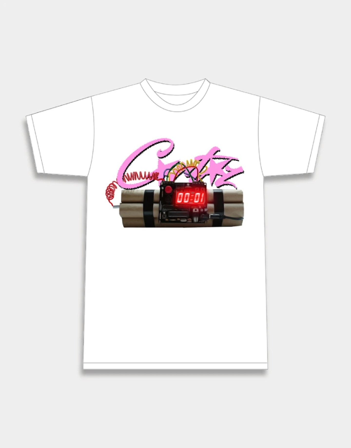 Corteiz, No Time 4 Luv T-shirt White