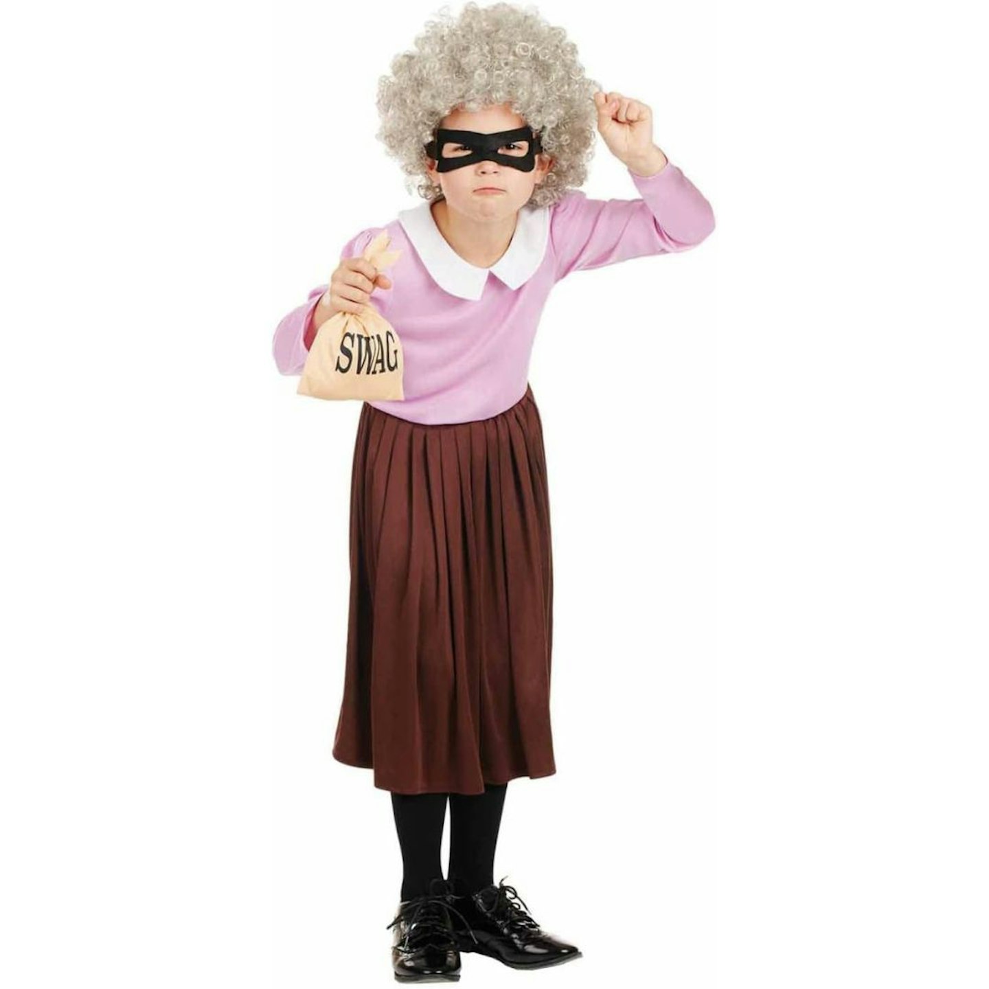 Fun Shack Kids Burglar Granny Costume