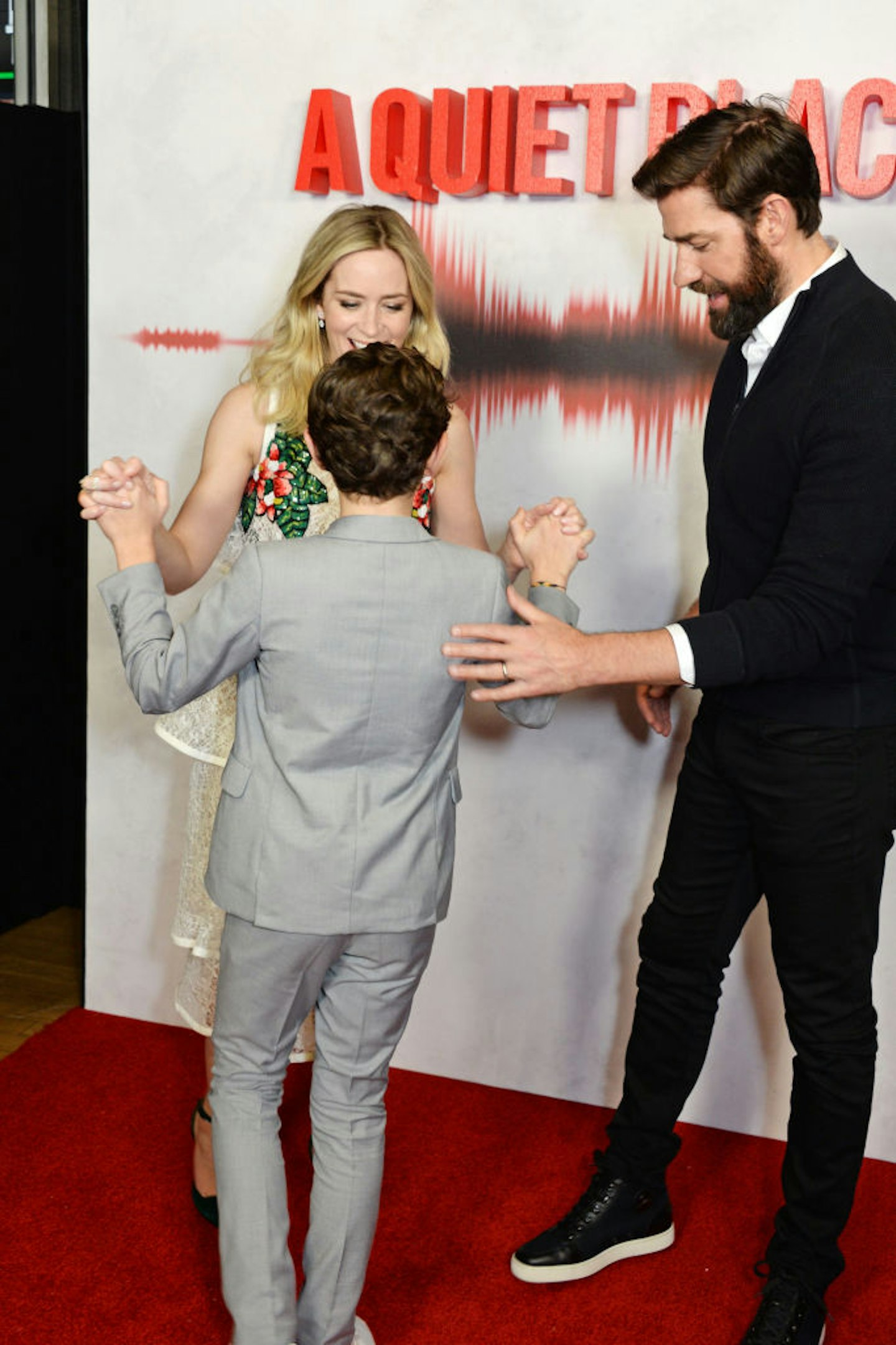 Emily Blunt, Noah Jupe and John Krasinski