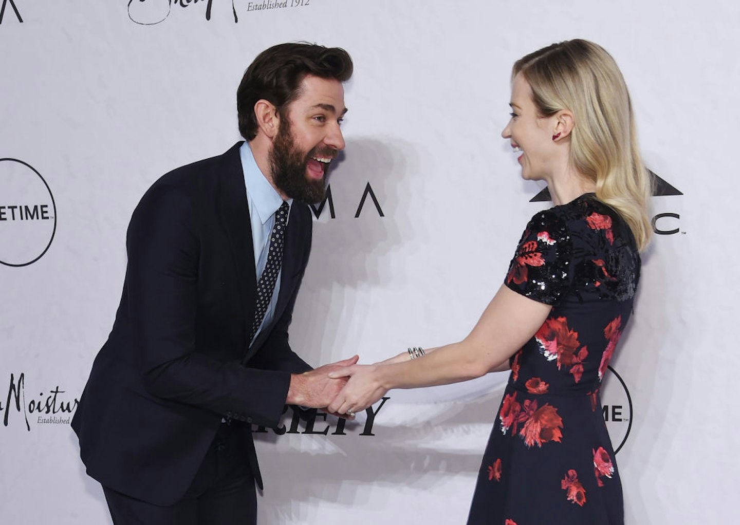 John Krasinski and Emily Blunt