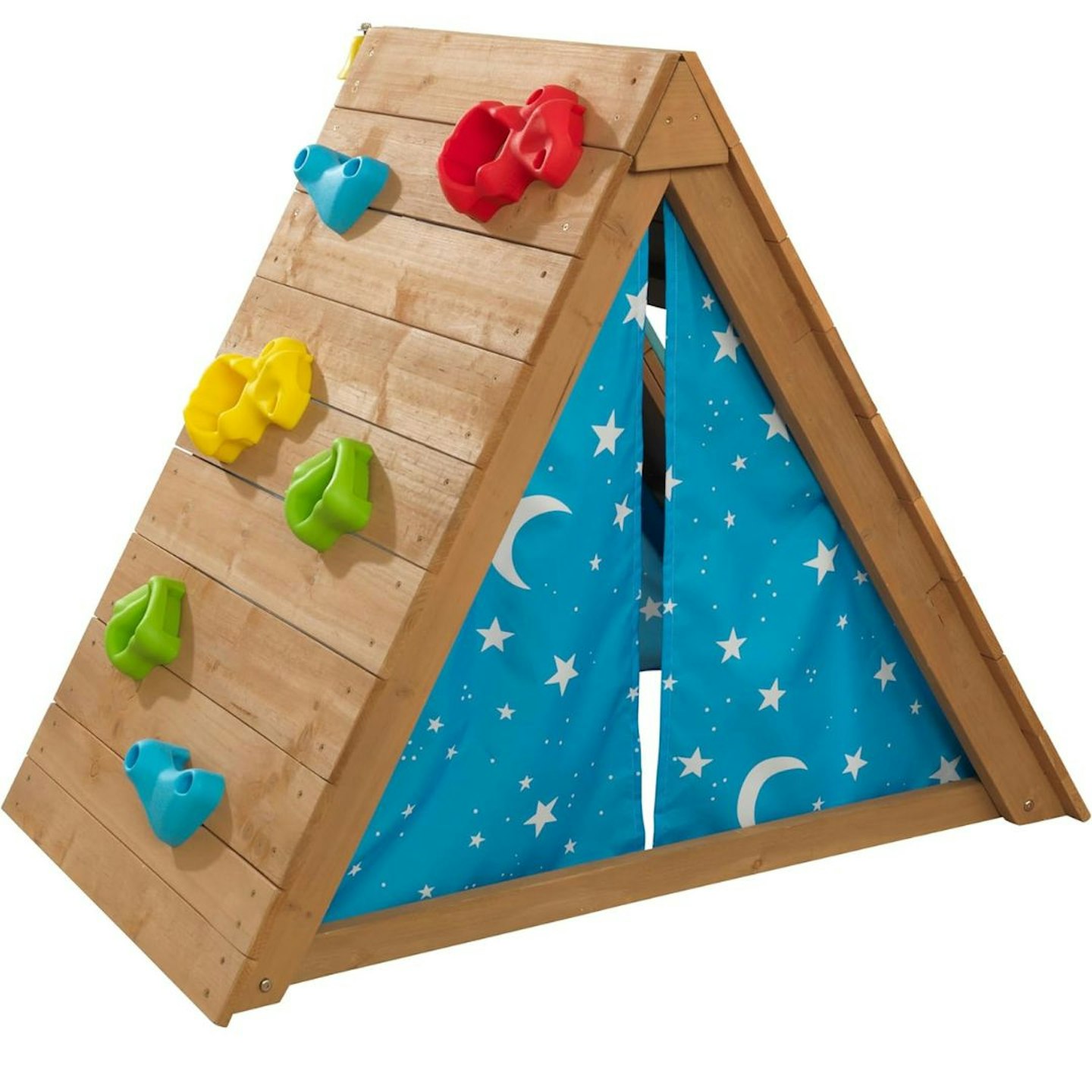 The Best Indoor Climbing Toys For Kids: KidKraft A-Frame Hideaway & Climber