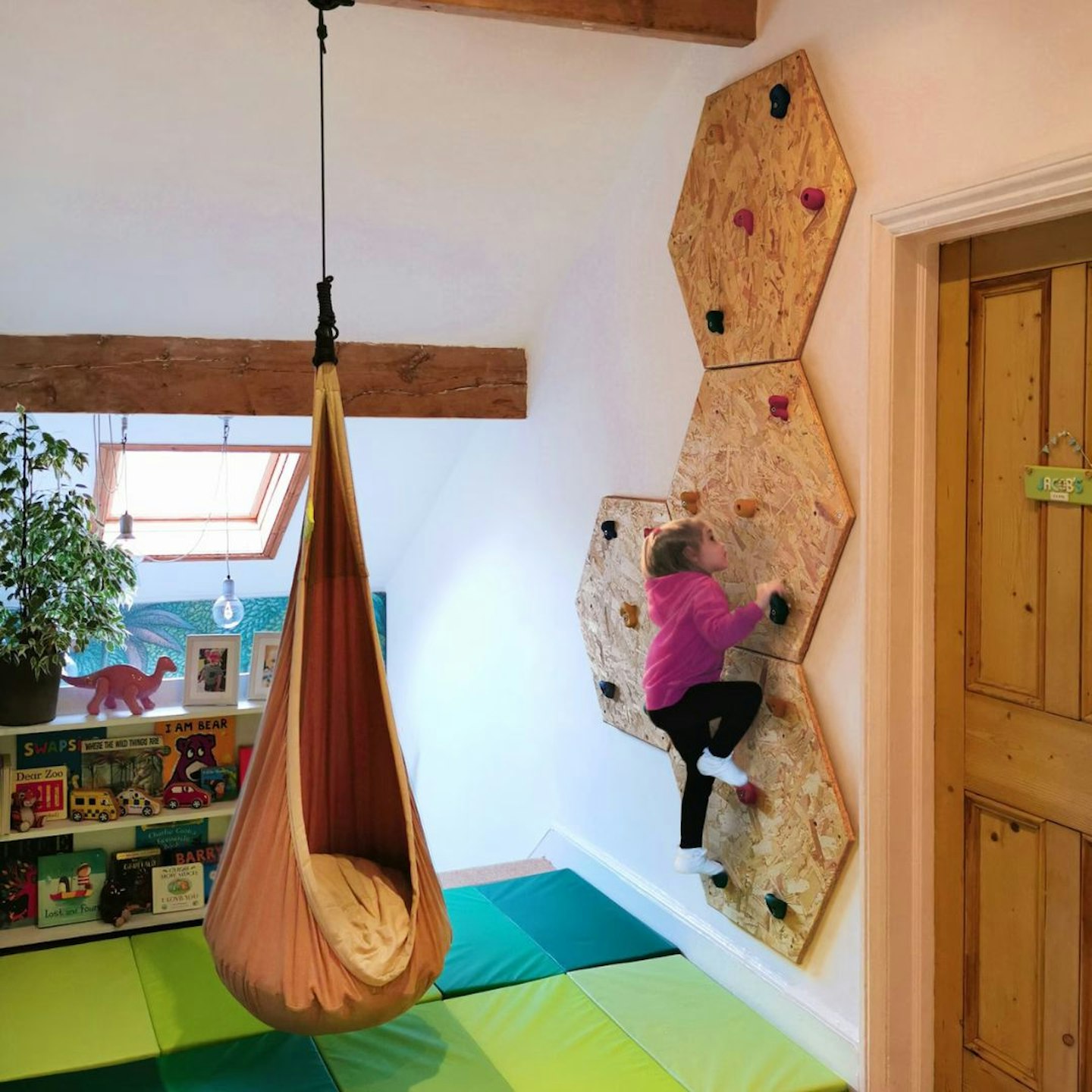 The Best Indoor Climbing Toys For Kids: HATCHclimb - Kids Climbing Wall Panels