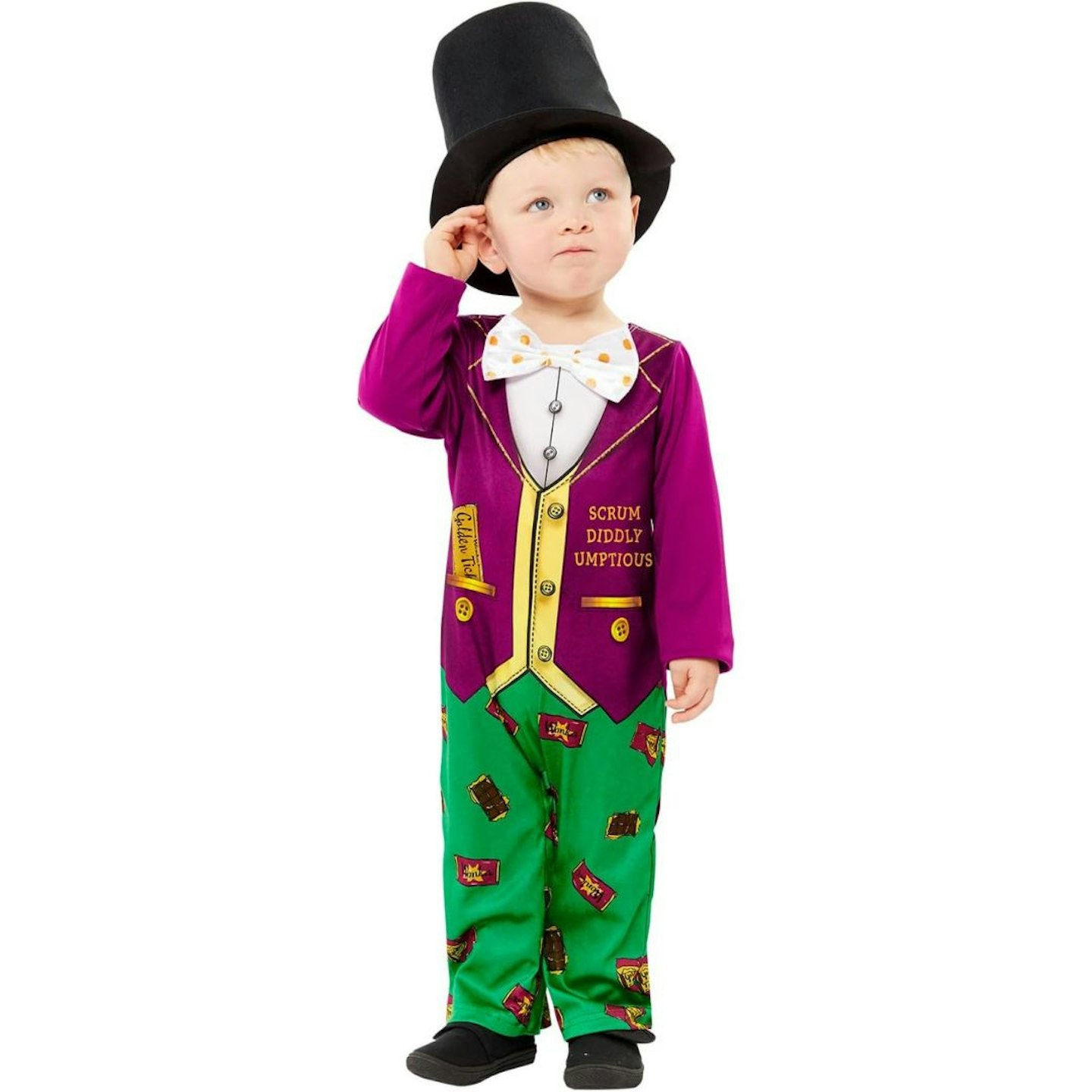 Officially Licensed Roald Dahl Willy Wonka Baby Costume