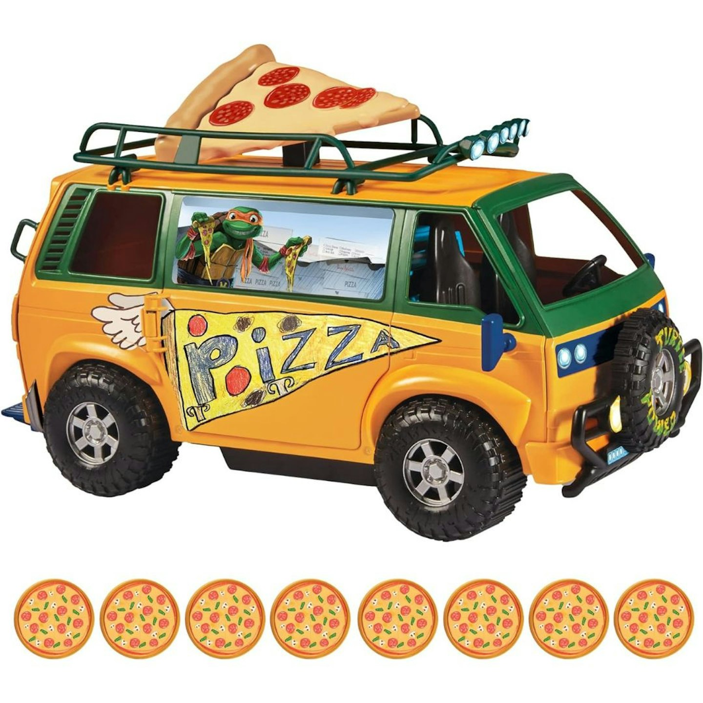 Teenage Mutant Ninja Turtles 83468CO Mutant Mayhem Pizza Fire Delivery Van