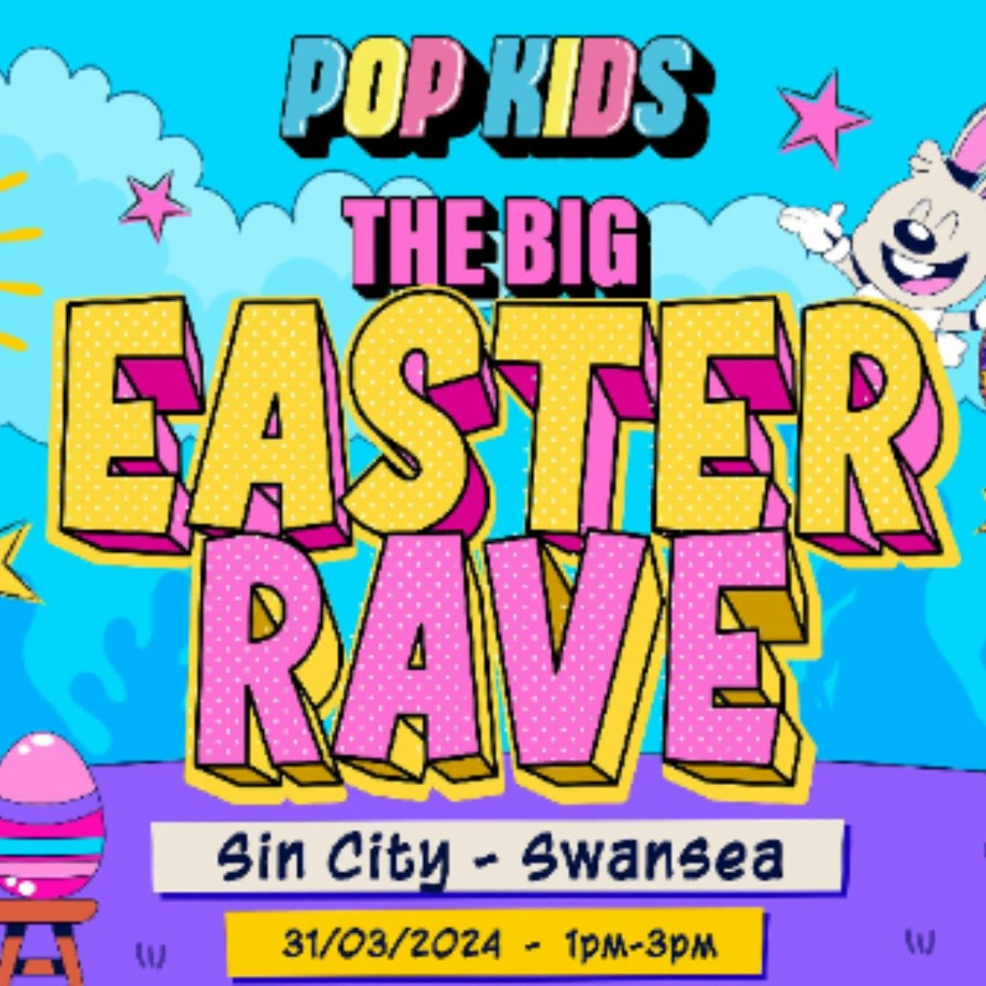 Rebel Presents Pop Kids Easter Rave (Swansea)