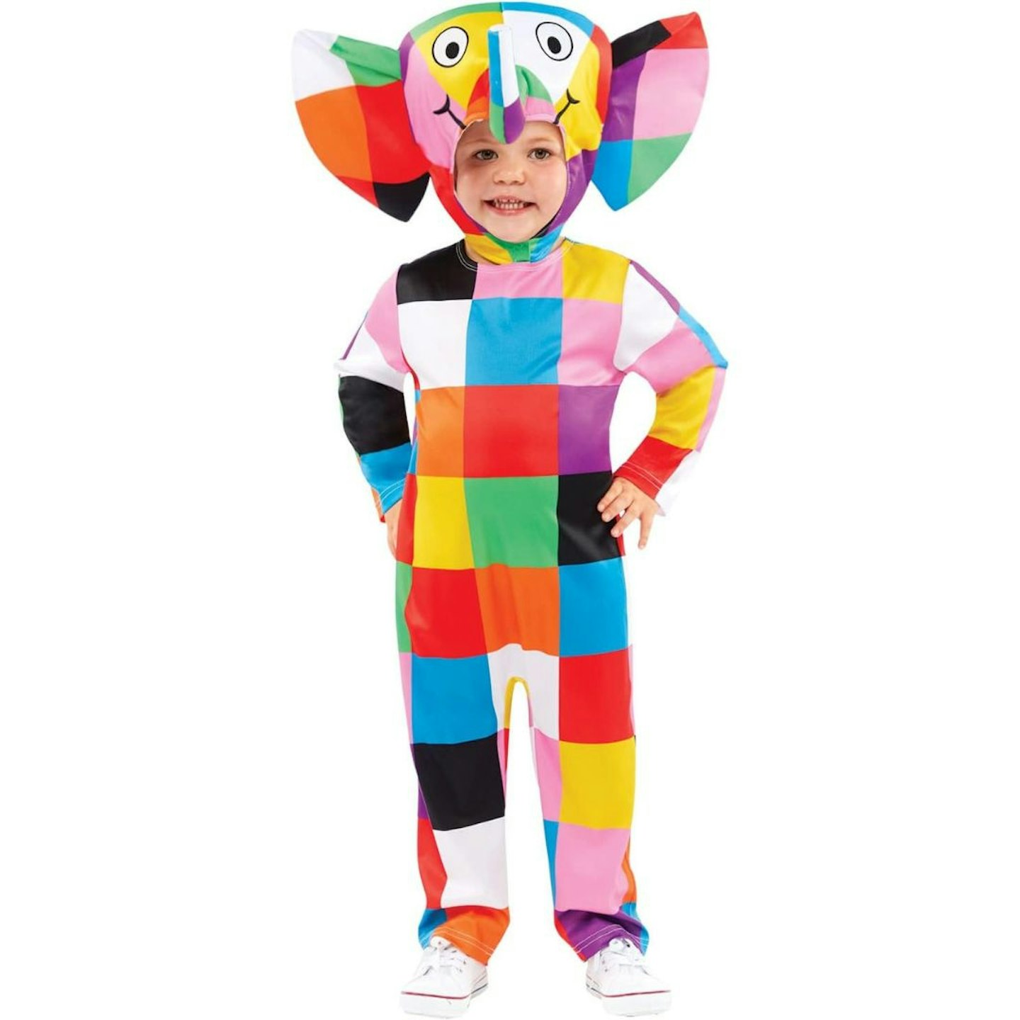 amscan - Officially Licensed Elmer Jumpsuit Kids Fancy Dress