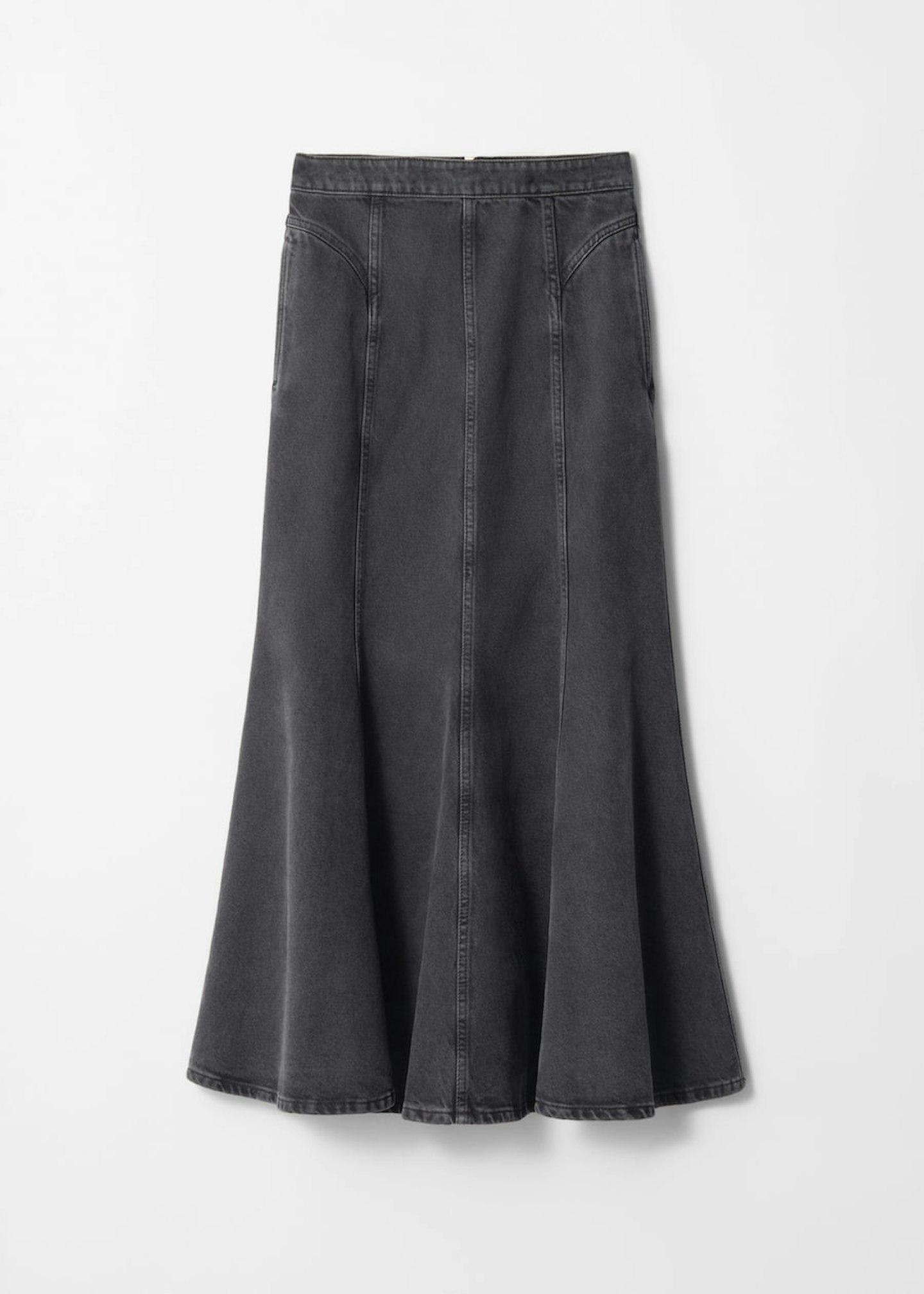 & Other Stories, Pleated Denim Maxi Skirt