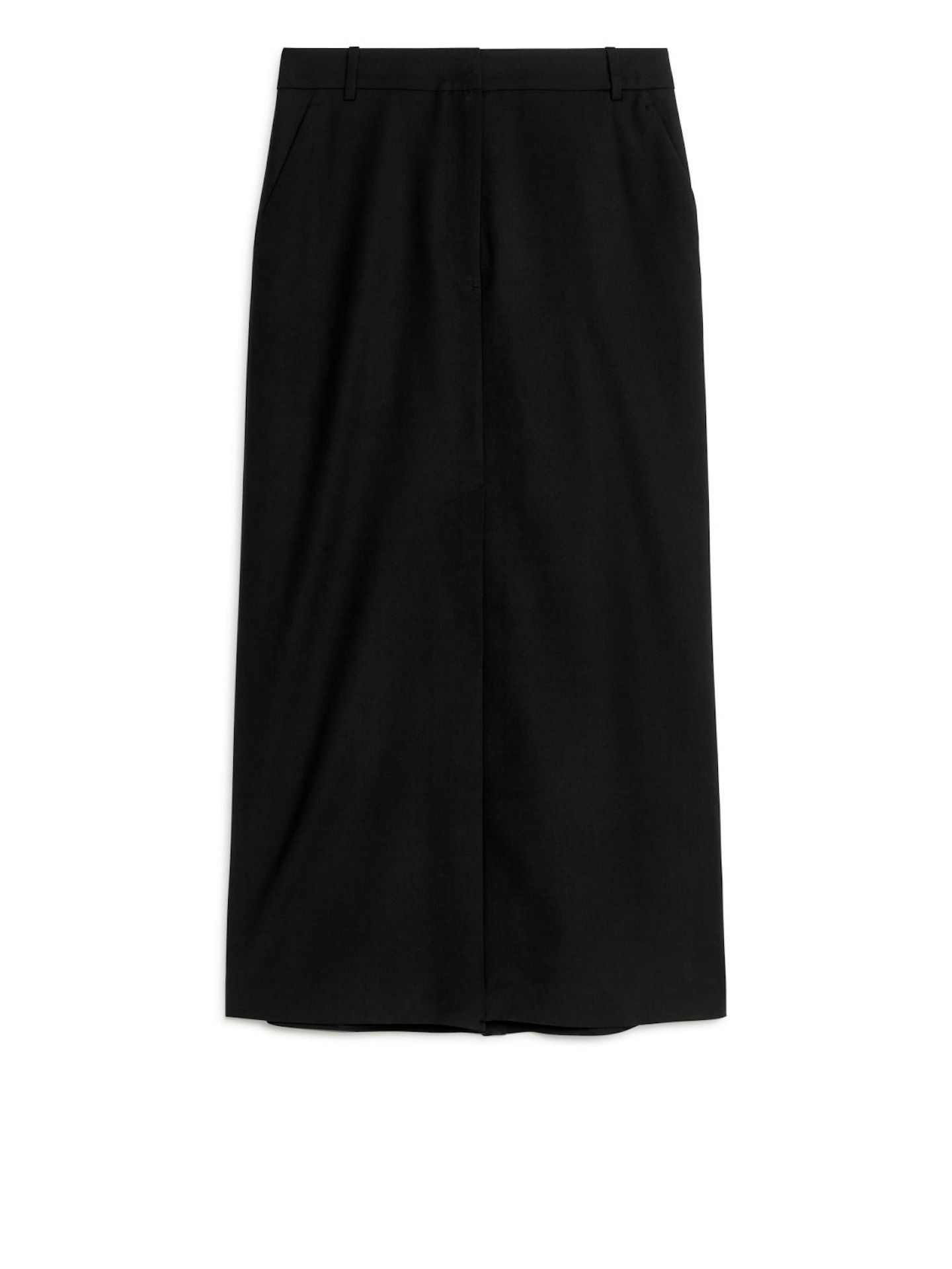 Arket, Tailored Wool-Blend Skirt