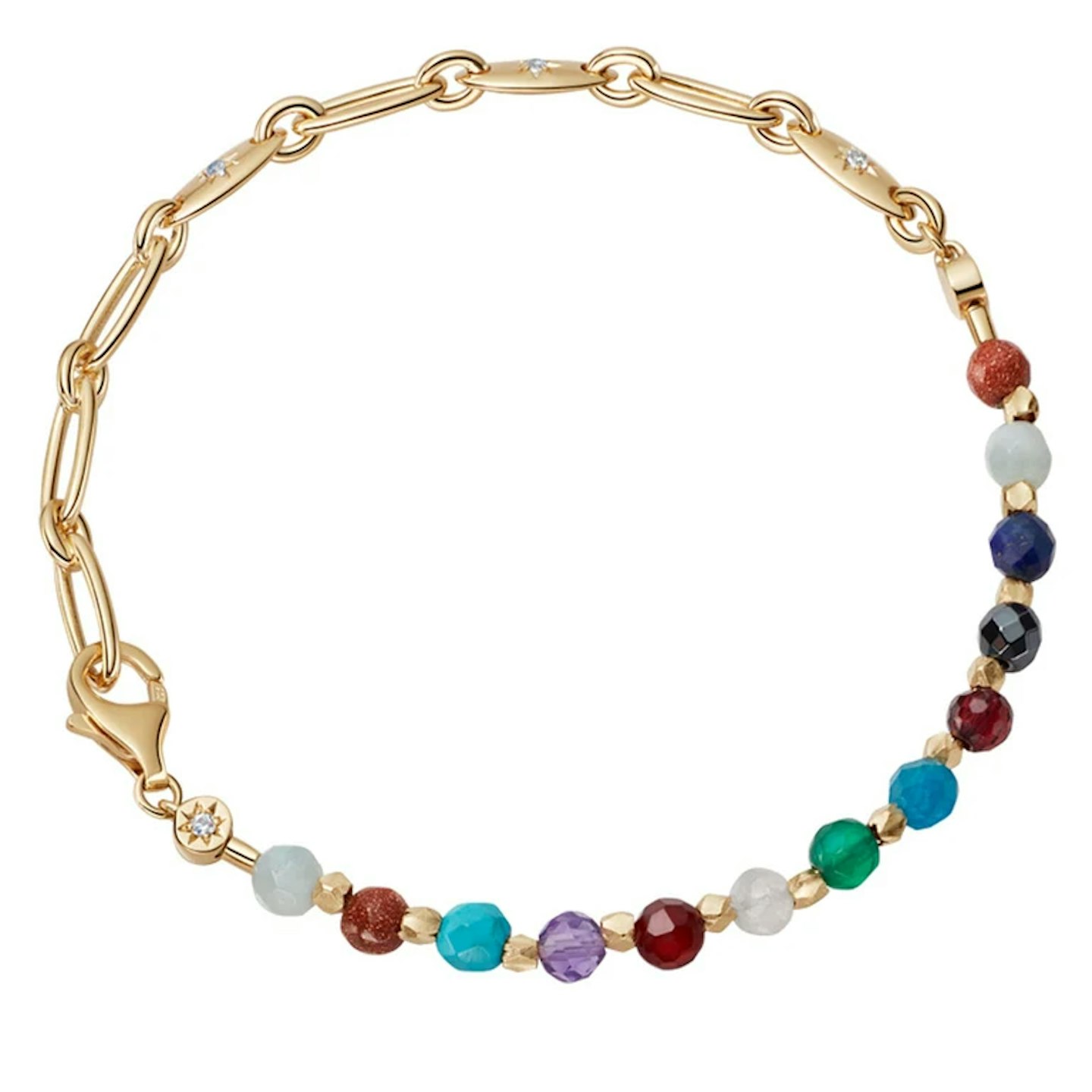 Astley Clarke Gold Biography Orbit Rainbow Bracelet