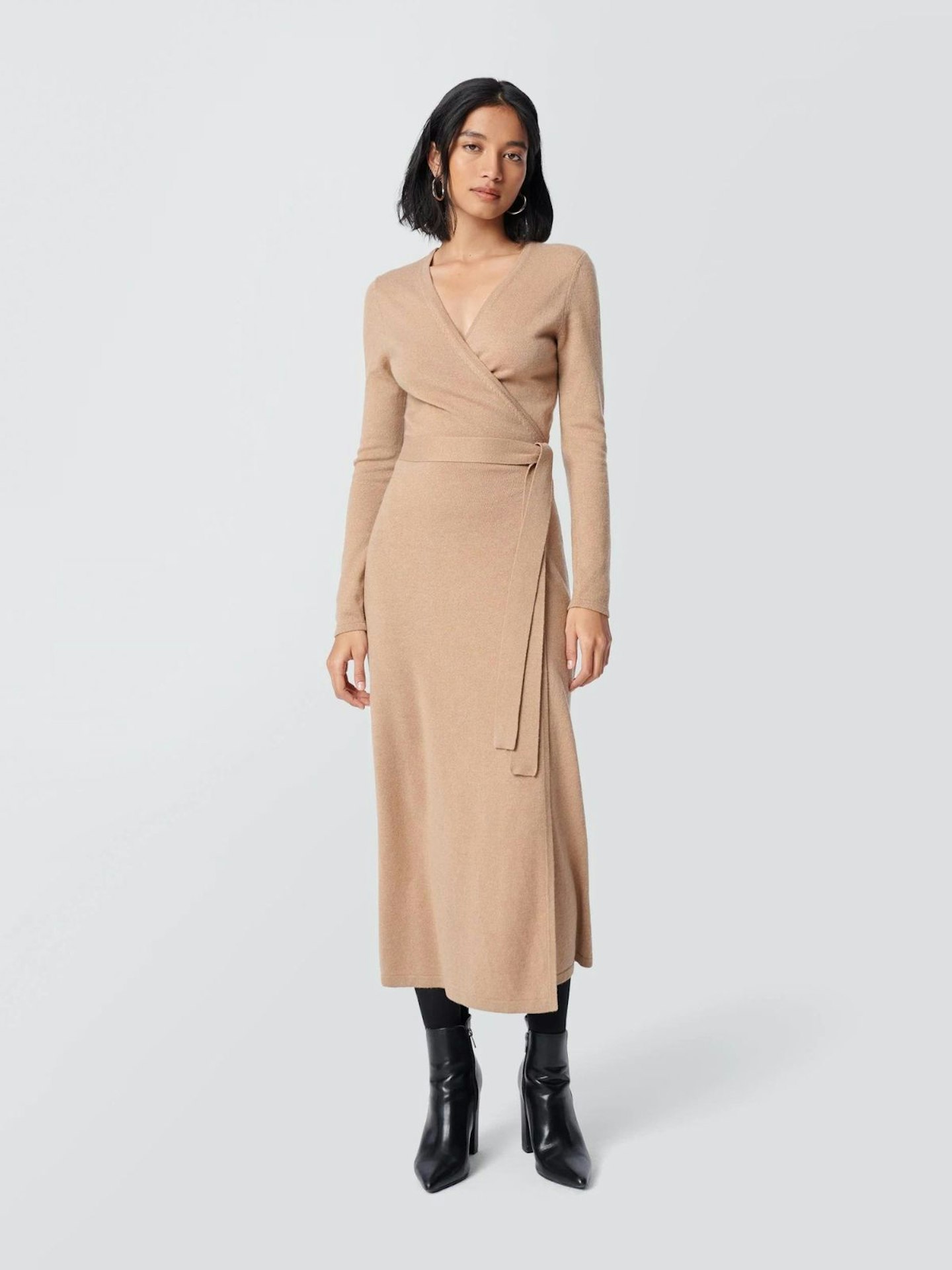 Diane Von Furstenberg Astrid Wool-Cashmere Wrap Dress