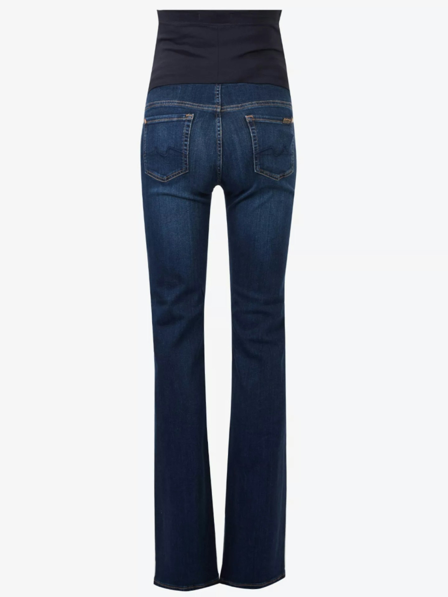 7 For All Mankind Maternity Bootcut High-Rise Stretch-Denim Jeans