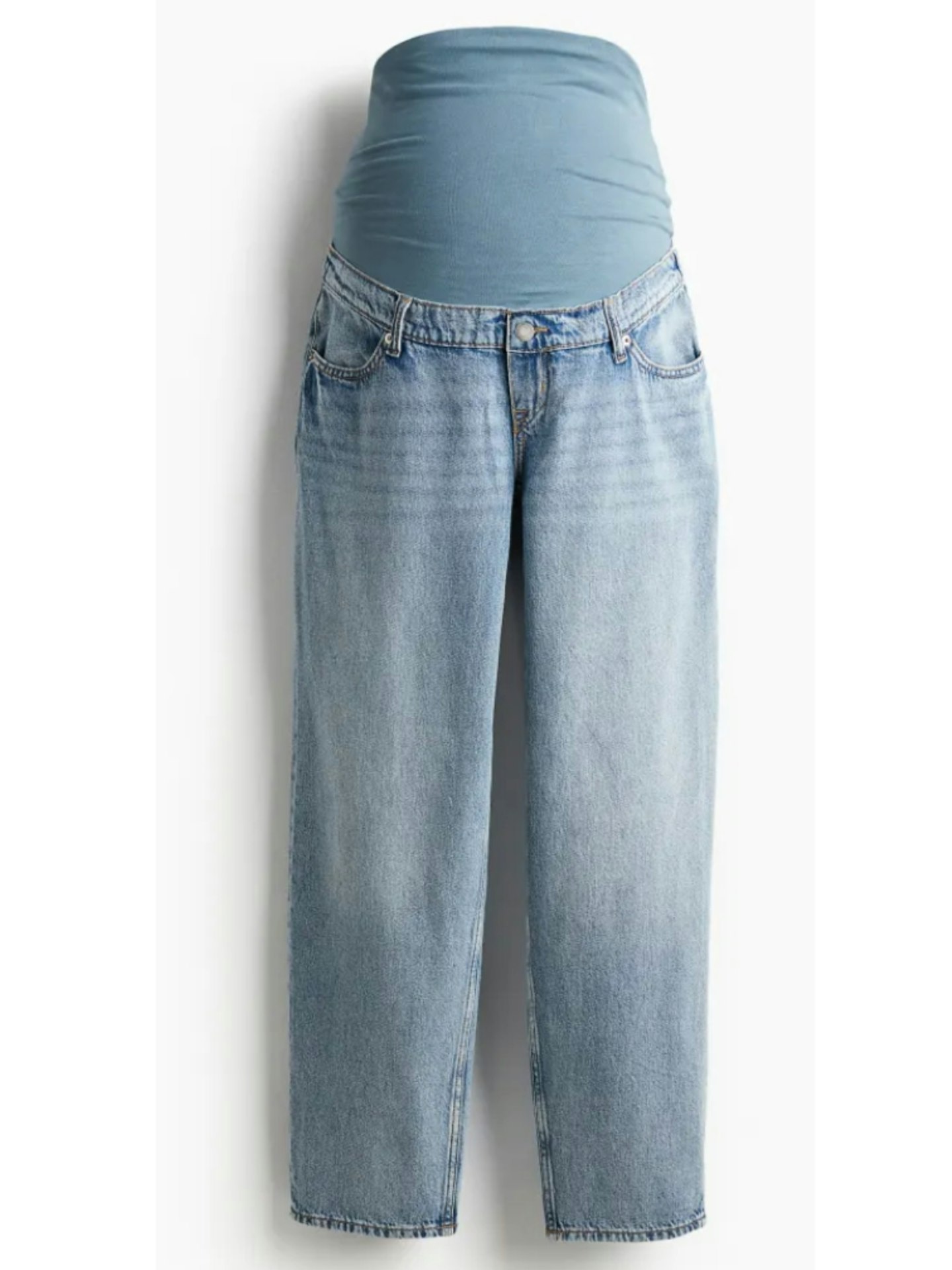 H&M MAMA Mom Loose Ankle Jeans