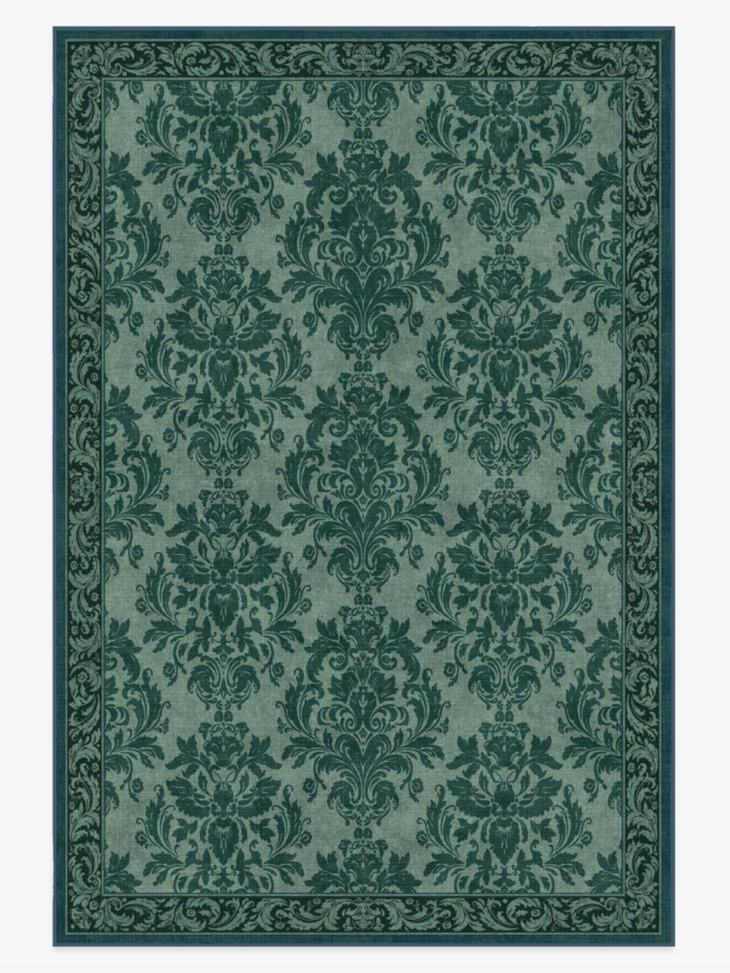 Bridgerton Night Of Enchantment Deep Teal Rug