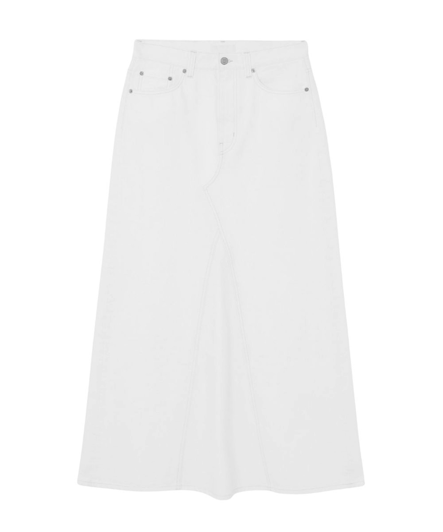 COS, Panelled Denim Maxi Skirt