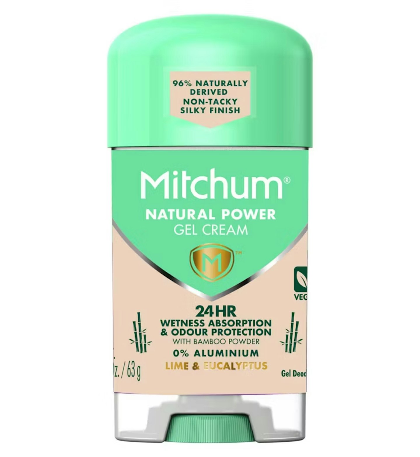 Mitchum Natural Power Gel Cream Lime & Eucalyptus Gel Deodorant