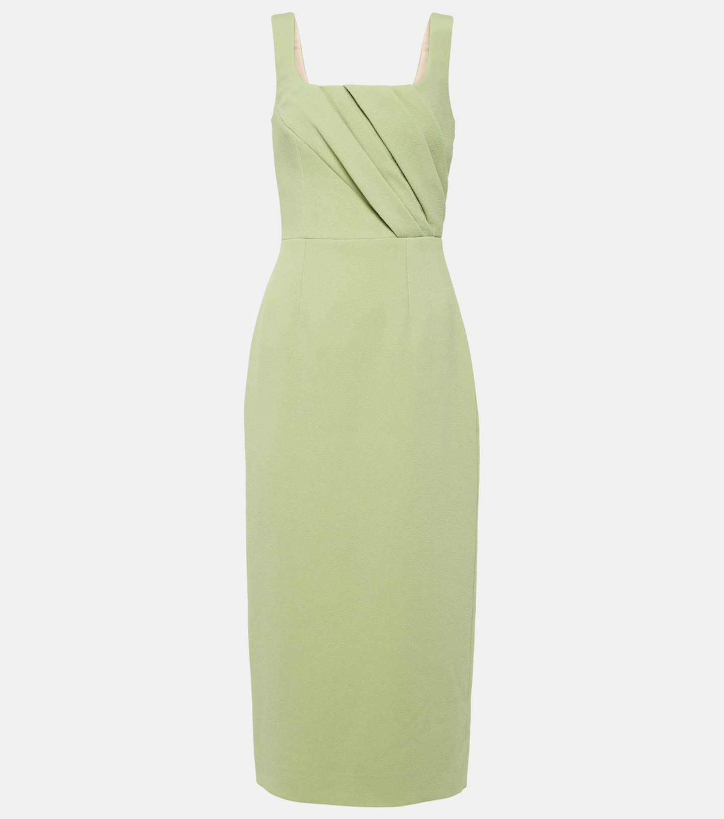 Emilia Wickstead, Arina Pleated Crepe Midi Dress