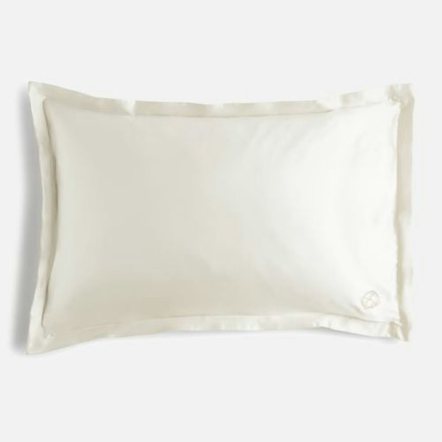 ESPA Home Oxford Edge Silk Pillowcase - Pearl White