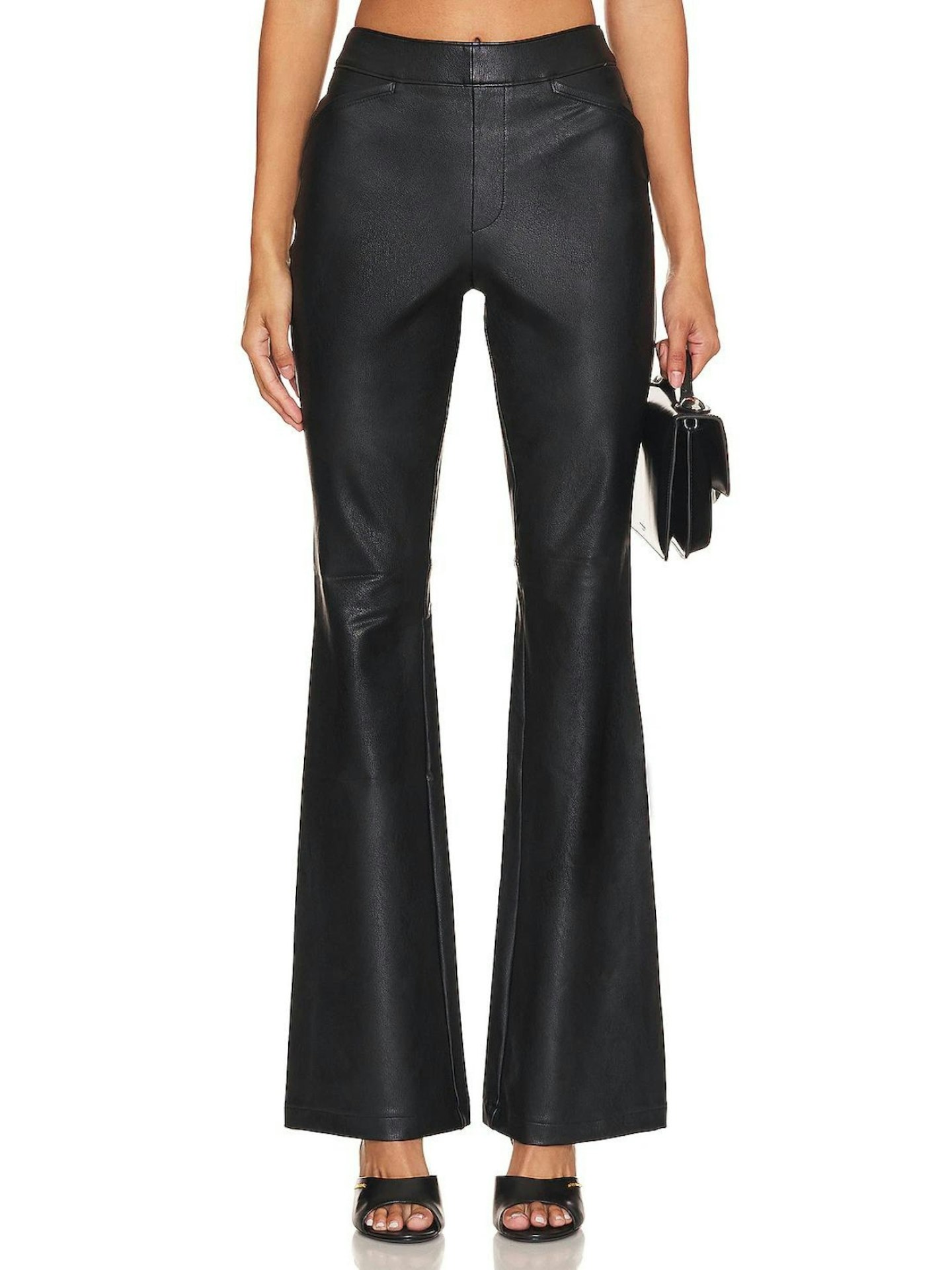 Spanx Flare Leather-Look Pants 